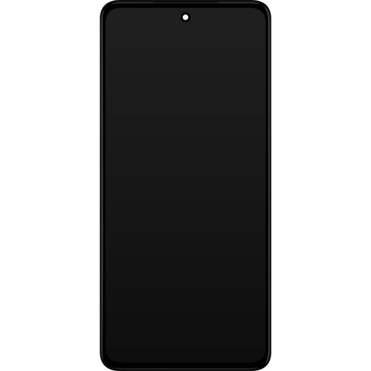 Zaslon s dodirnim ekranom Motorola Moto G52, s okvirom, crni, paket za servis 5D68C20495