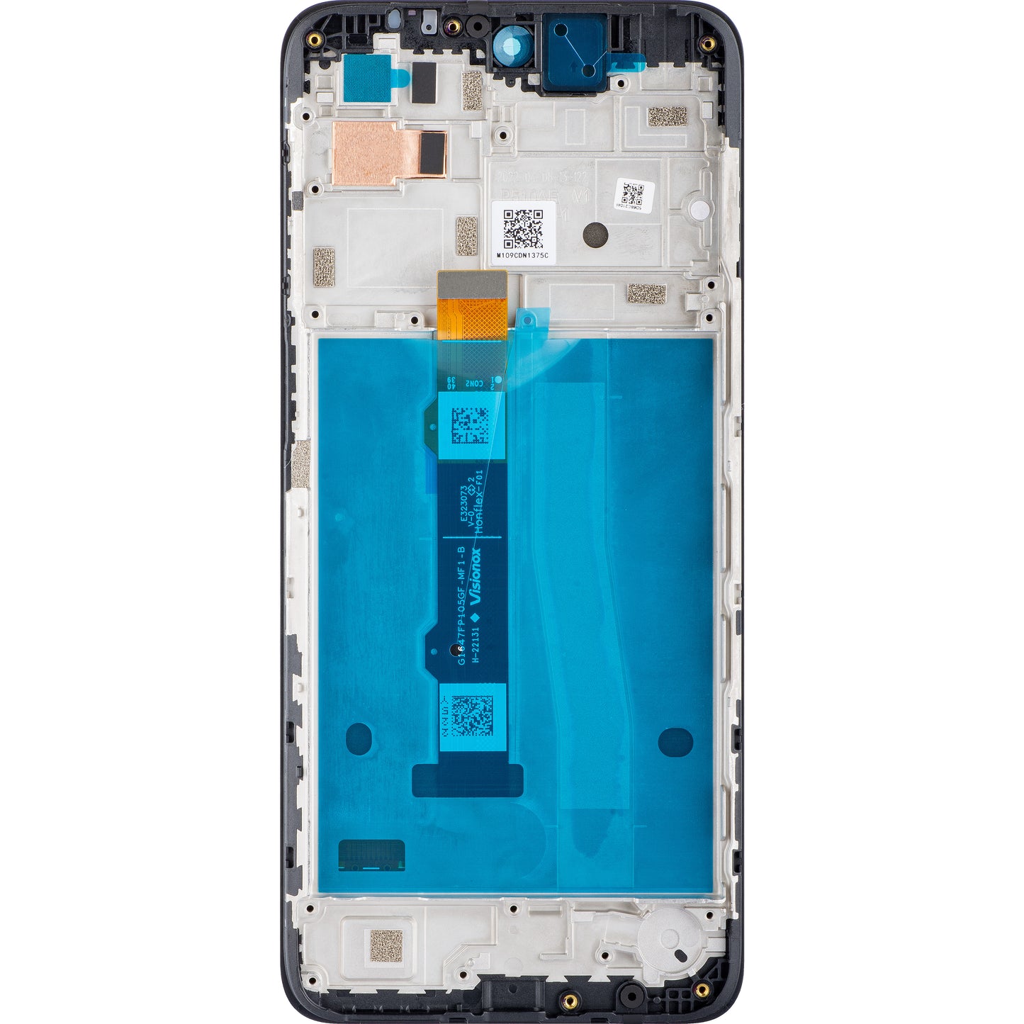 Zaslon s dodirnim ekranom Motorola Moto G42, s okvirom, crni, paket za servis 5D68C21049