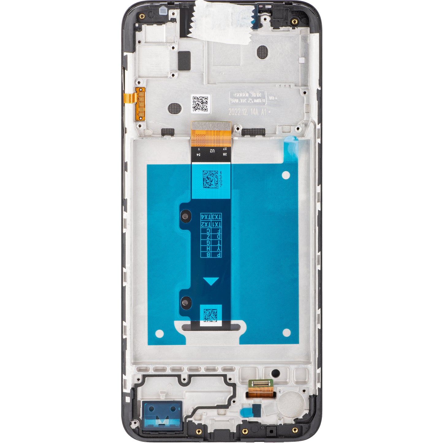 Zaslon s dodirnim ekranom Motorola Moto E20, s okvirom, crni, Service Pack 5D68C19457