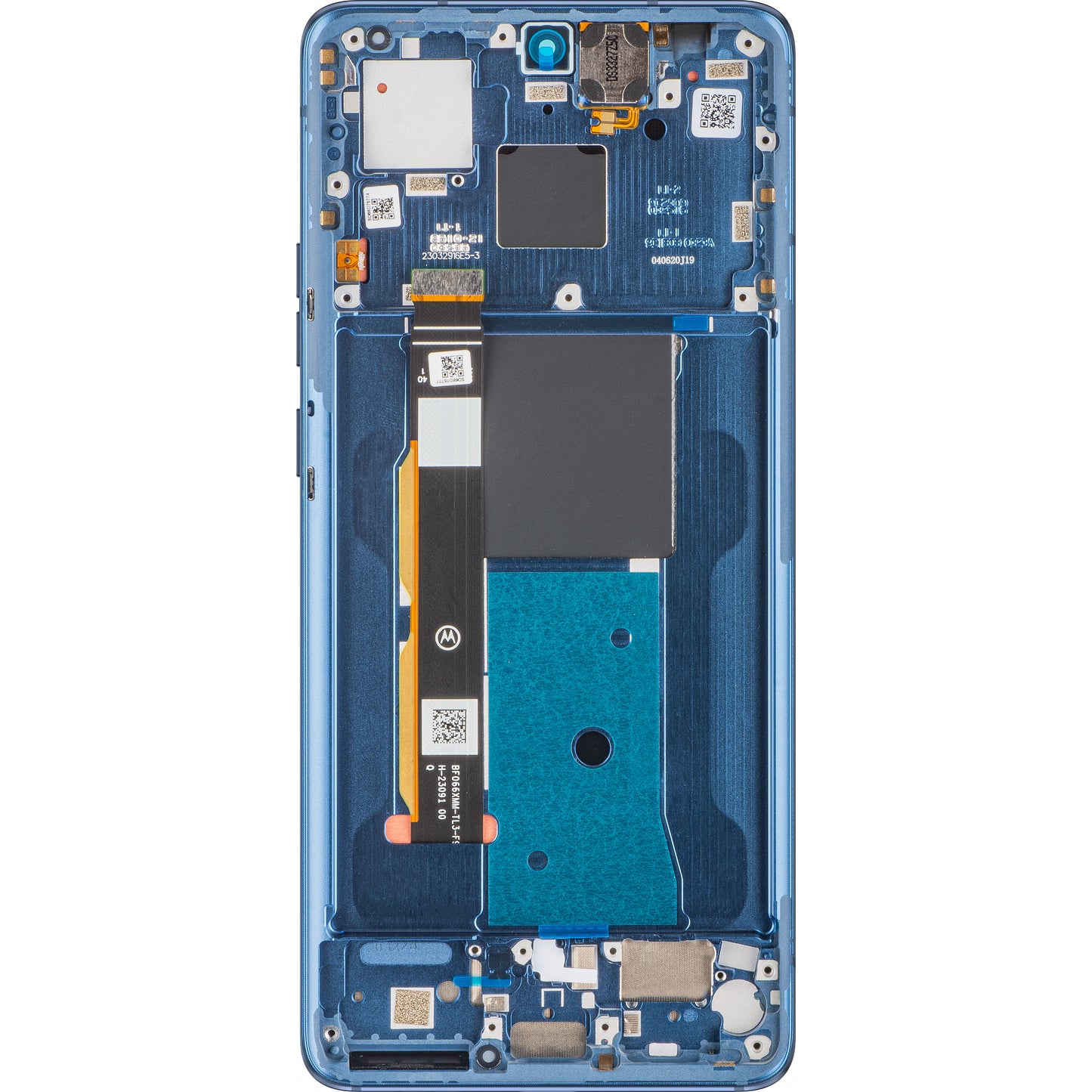 Zaslon s dodirnim ekranom Motorola Edge 40, s okvirom, Plavi (Lunar Blue), Servisni paket 5D68C22671