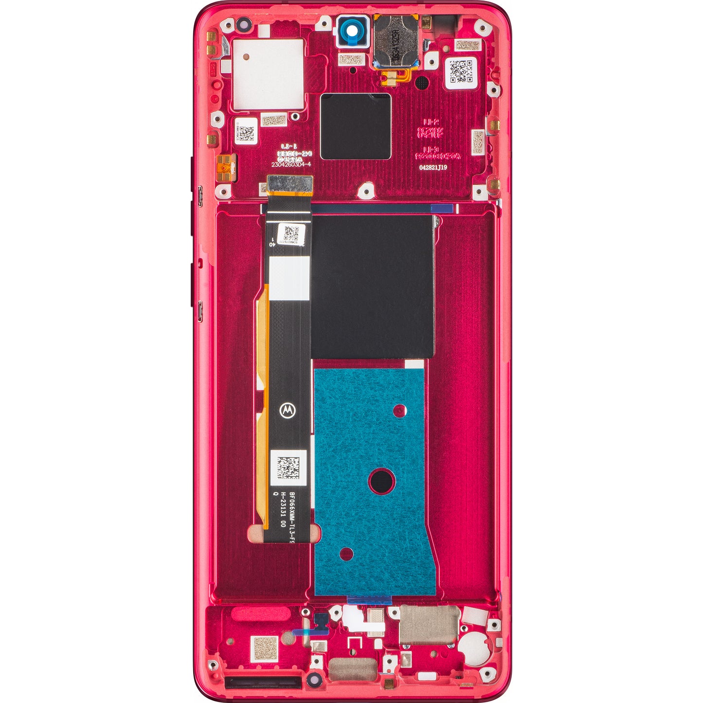 Zaslon s dodirnim ekranom Motorola Edge 40, s okvirom, crvena (Viva Magenta), servisni paket 5D68C22712