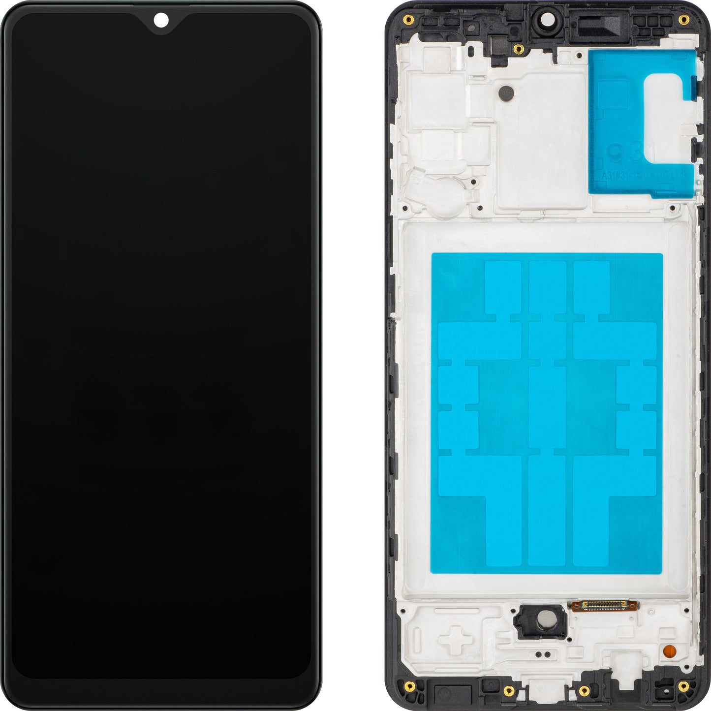 Display s Touchscreenom MP kompatibilan s Samsung Galaxy A31 A315, s okvirom, crni