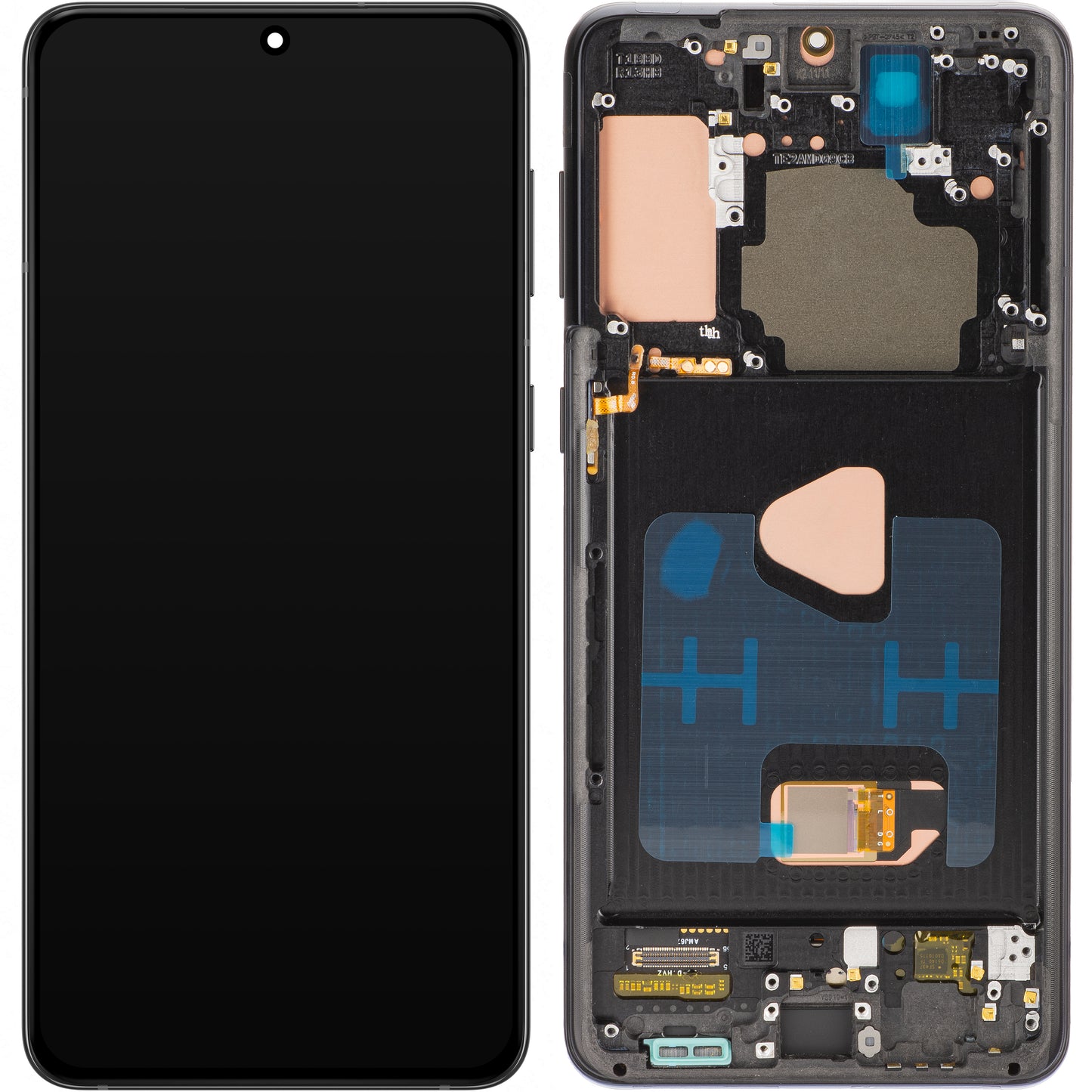 Display s Touchscreenom MP kompatibilan s Samsung Galaxy S21+ 5G G996, s okvirom, OLED verzija, Crni