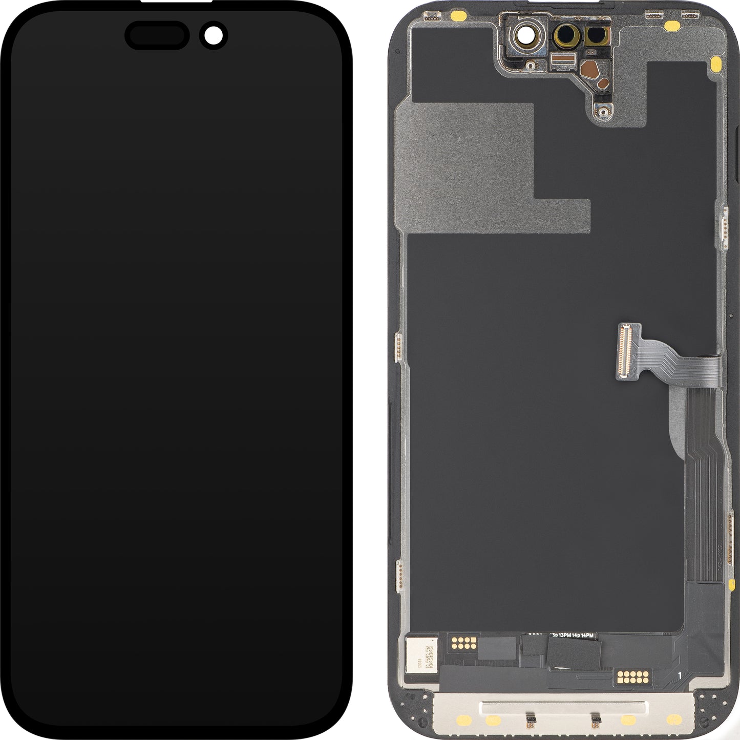 Display s MP Touchscreenom kompatibilan s Apple iPhone 14 Pro, s Okvirom, OLED FHD Diagnostic Verzija, Crni