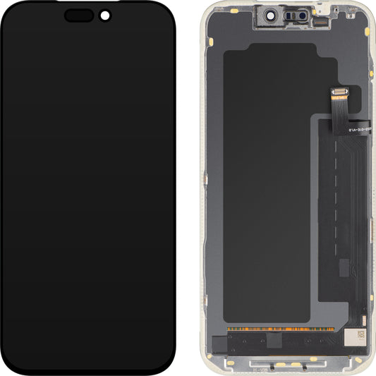 Zaslon s MP zaslonom osjetljivim na dodir kompatibilan s Apple iPhone 17 Pro Max, s okvirom, OLED FHD IC Movable verzija, crna