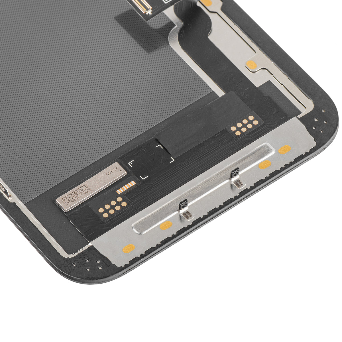 Zaslon s dodirnim zaslonom MP kompatibilan s Apple iPhone 13, s okvirom, verzija Soft OLED FHD IC Movable, crna