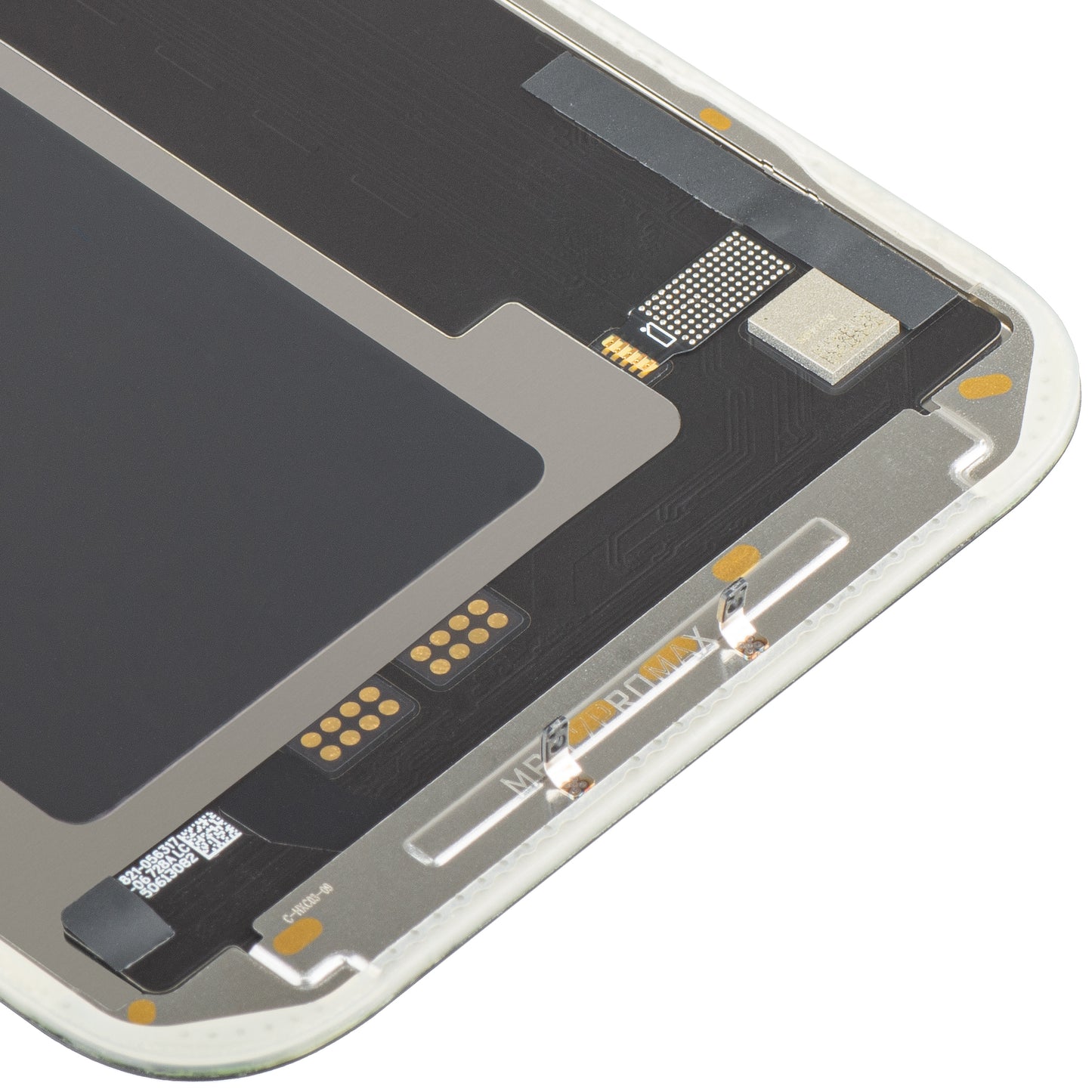 Zaslon s MP zaslonom osjetljivim na dodir kompatibilan s Apple iPhone 17 Pro Max, s okvirom, Soft OLED FHD 120Hz IC Movable verzija, crna