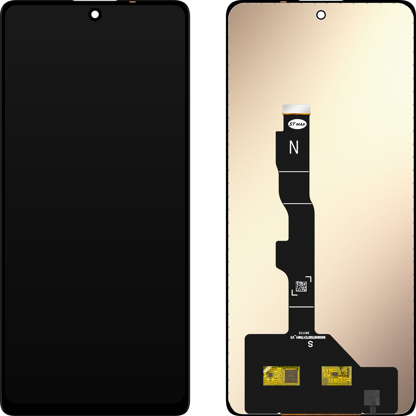 Zaslon s dodirnim zaslonom MP kompatibilan s Xiaomi Poco F5 / Redmi Note 12 Turbo / Note 13 5G