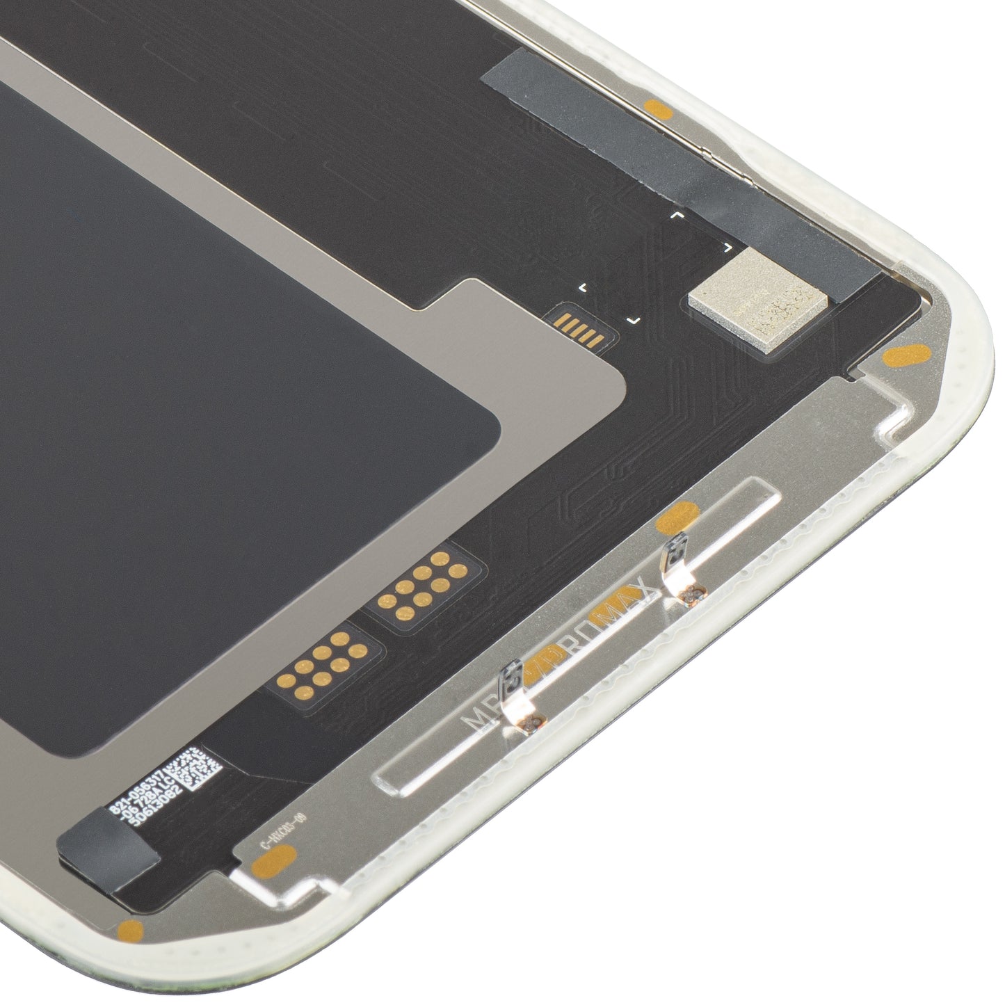Zaslon s MP zaslonom osjetljivim na dodir kompatibilan s Apple iPhone 17 Pro Max, s okvirom, Soft OLED FHD 120Hz IC Movable verzija, crna