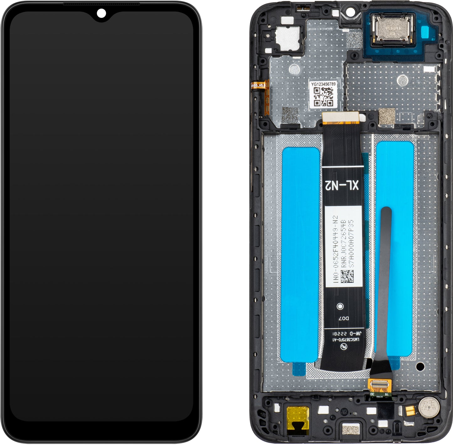 Zaslon s dodirnim ekranom MP kompatibilan s Xiaomi Redmi A1 / A1+ / A2 / A2+, s okvirom, crni