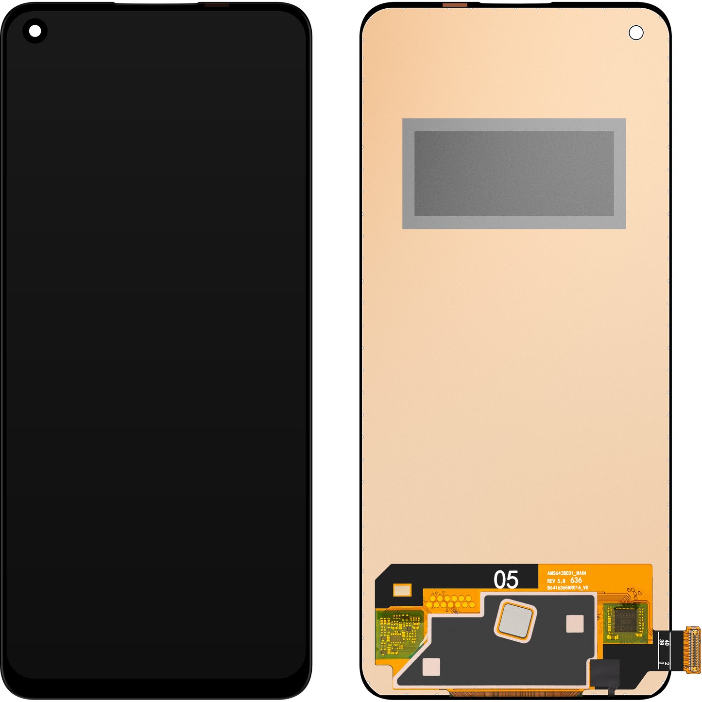 Zaslon s dodirnim ekranom MP kompatibilan s Oppo Find X3 Lite / K9 / Reno5 5G