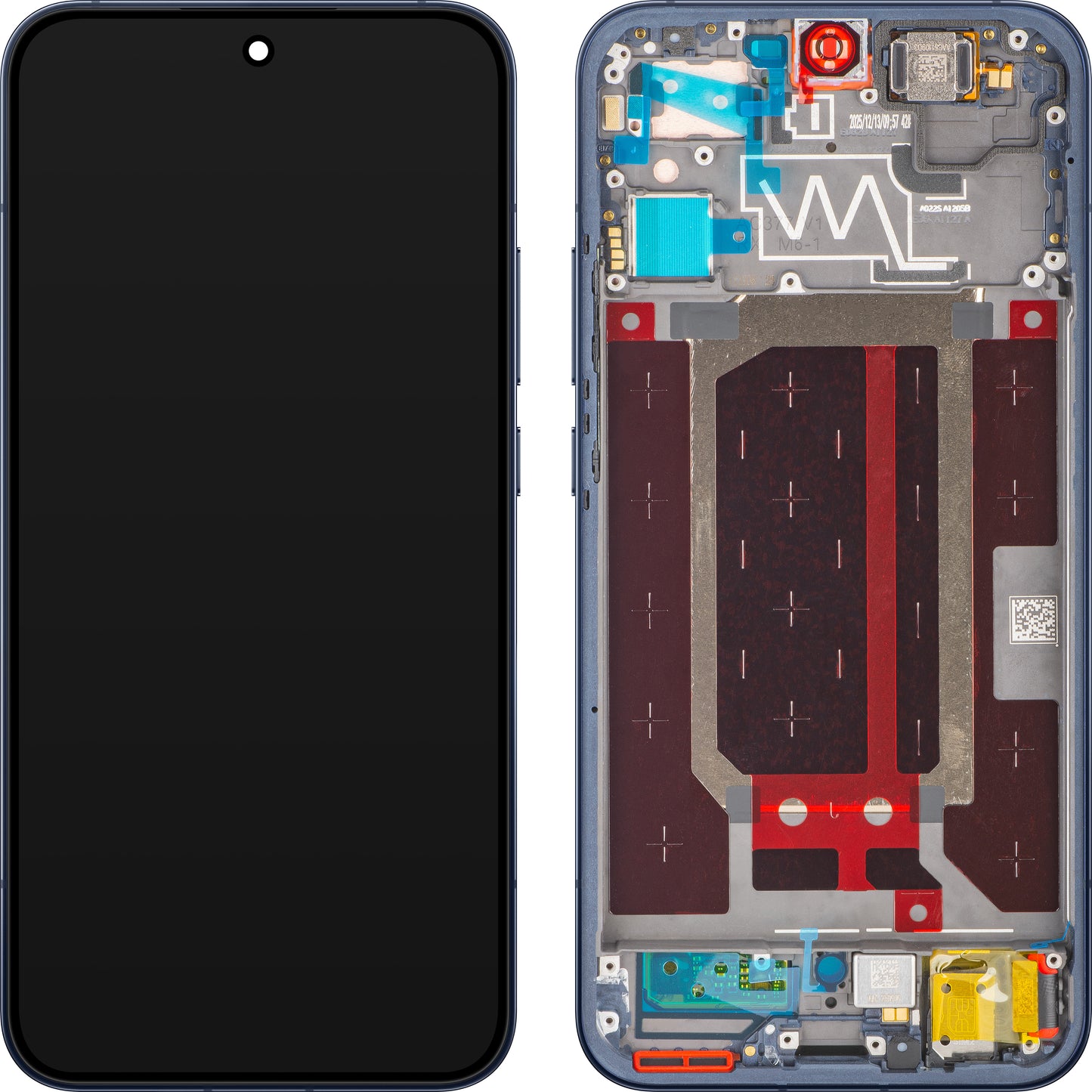 Display s dodirnim zaslonom Oppo Reno15, s okvirom, Mornarsko plava (Twilight Blue), Service Pack 621029000788