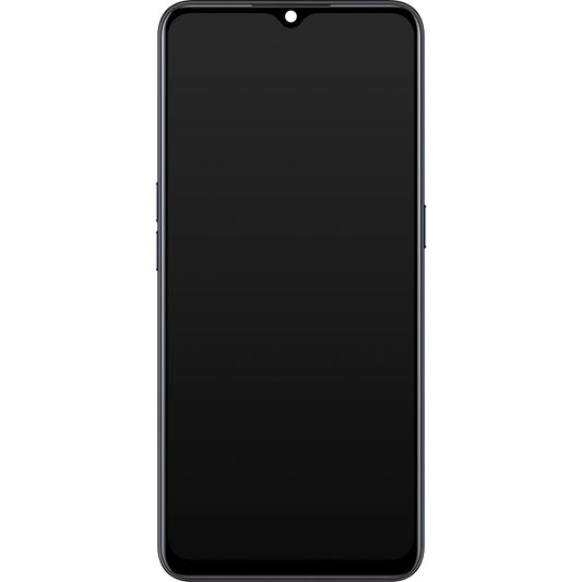 Zaslon s dodirnim ekranom Oppo Reno3 5G / Find X2 Lite, s okvirom, crni (Moonlight Black), servisni paket 4903624