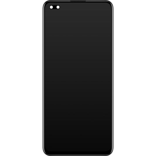 Display s dodirnim zaslonom Oppo Reno4 Lite, s okvirom, crni, Service Pack 4904988