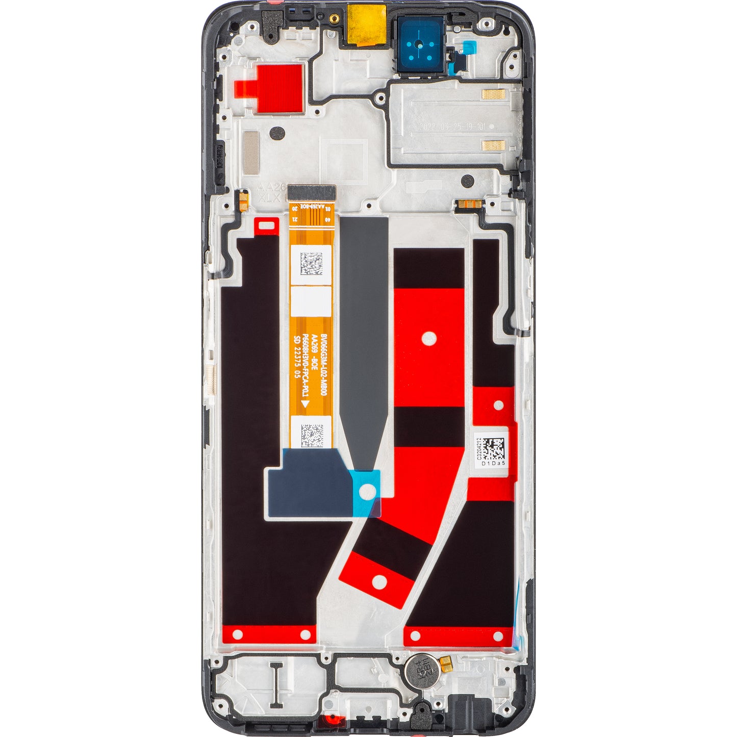 Display s dodirnim zaslonom Oppo A77 5G, s okvirom, crni, Service Pack 4130192