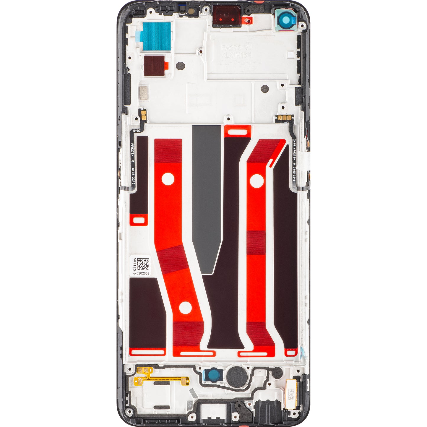 Display s Touchscreenom Oppo F19 Pro+ 5G / A95 5G / Reno5 Z / A94 5G, s okvirom, crni, Service Pack 4908719