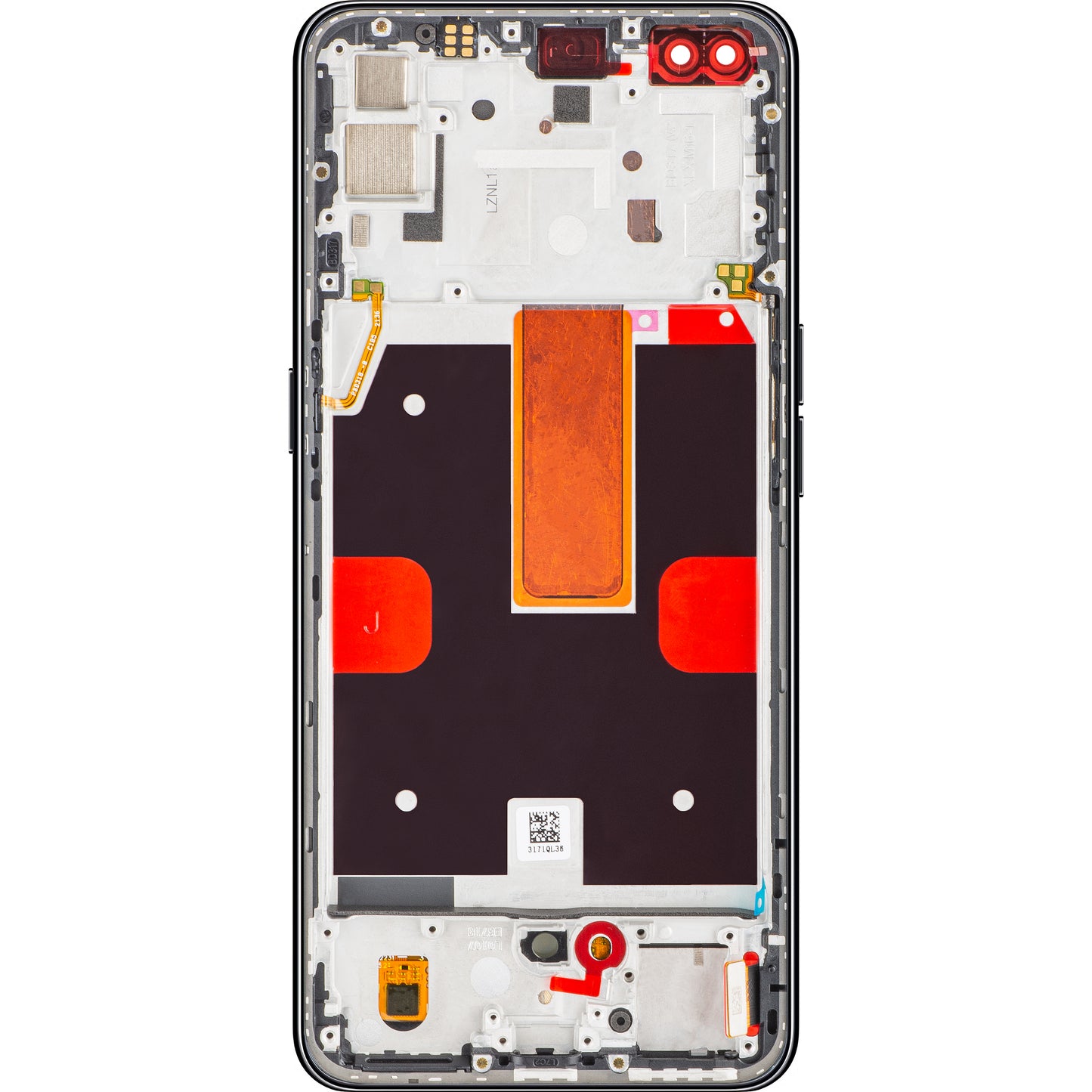 Zaslon s dodirnim ekranom Oppo Reno4 5G, s okvirom, crni (Space Black), servisni paket 4904705