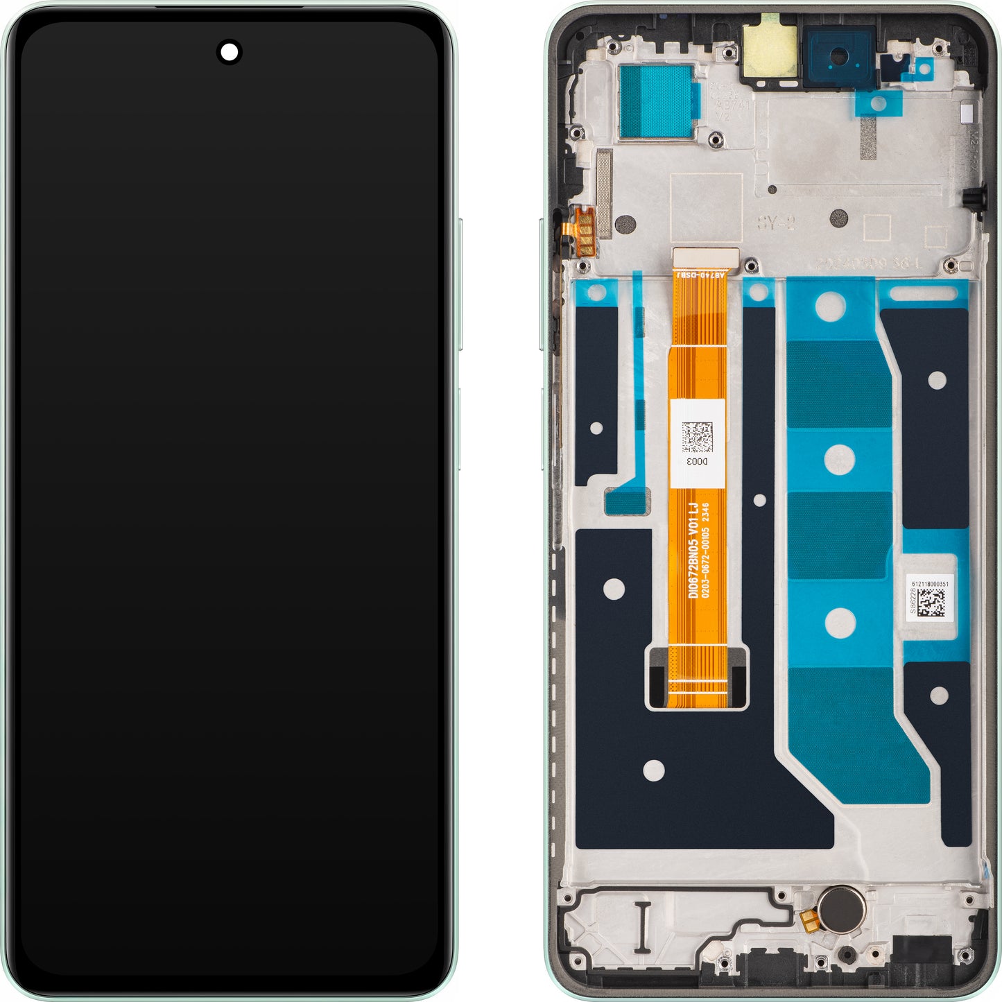 Zaslon s dodirnim ekranom Realme C67 4G, s okvirom, zeleni (Sunny Oasis), servisni paket 621029000121