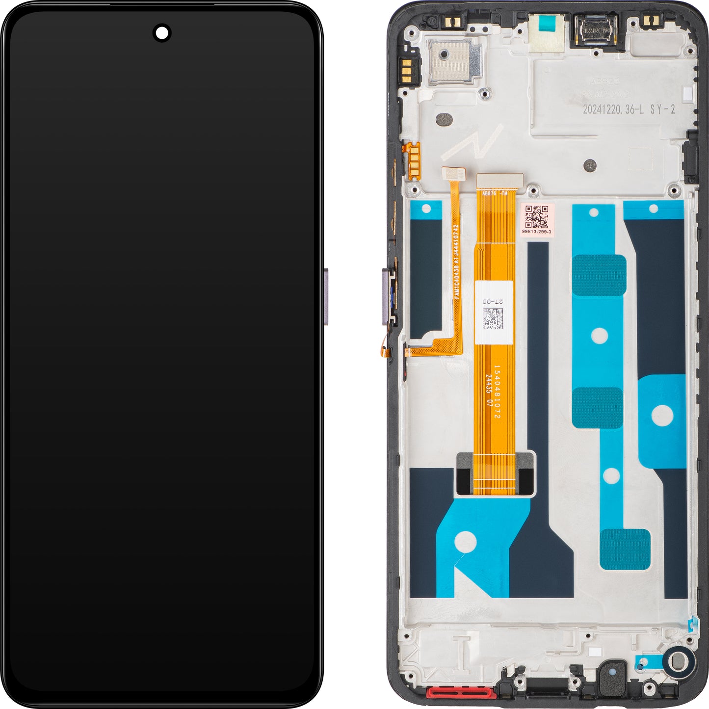 Display s Touchscreenom Realme C75, s Okvirom, Smeđi Service Pack 621029000365
