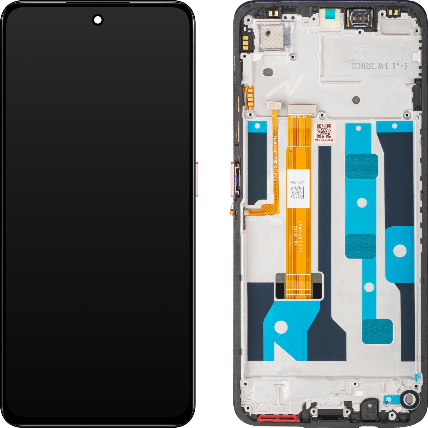 Display s Touchscreenom Realme C75, s Okvirom, Crveni, Service Pack 621029000457