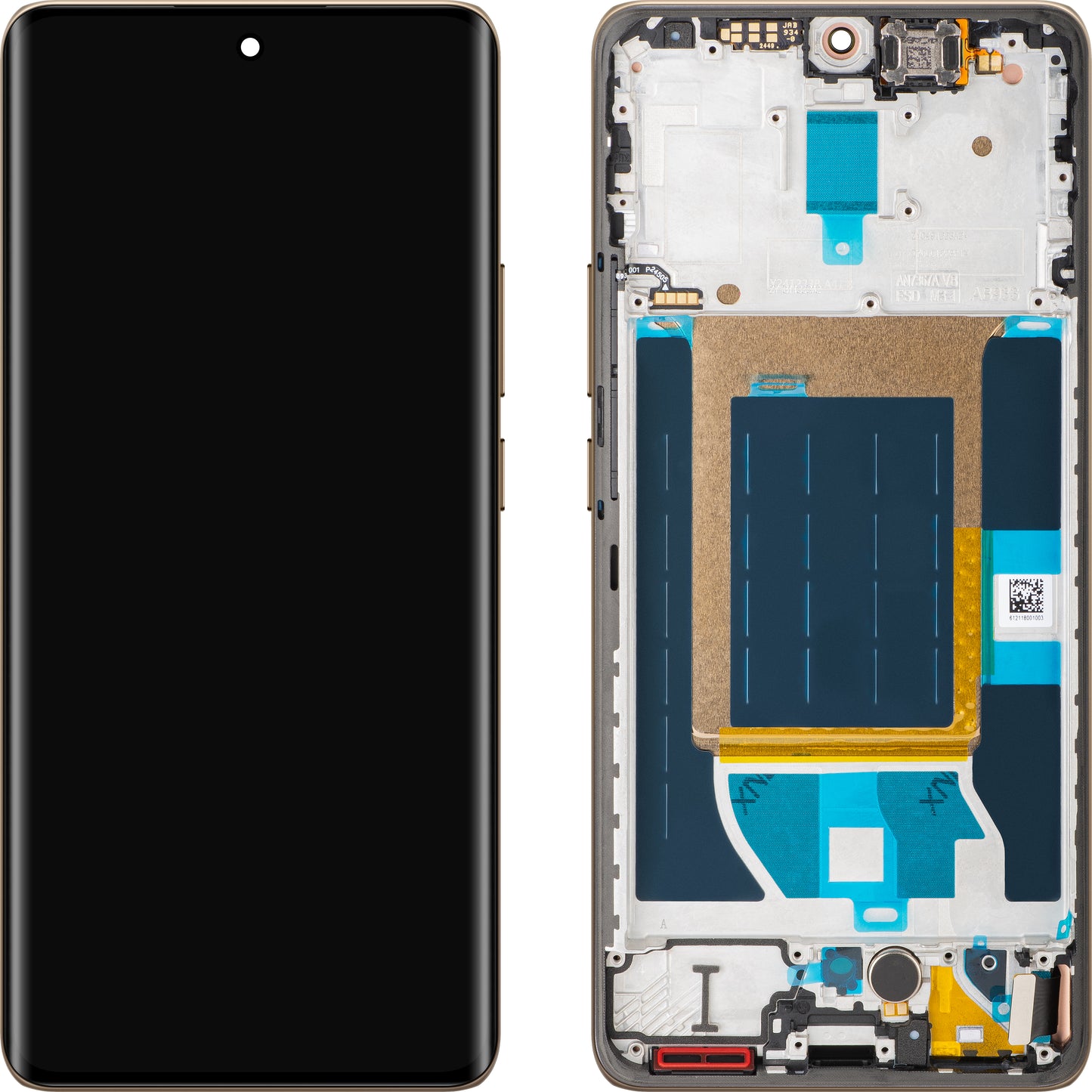 Display s Touchscreenom Realme 14 Pro, s okvirom, Bijela (Pearl White), Swap 621029000423