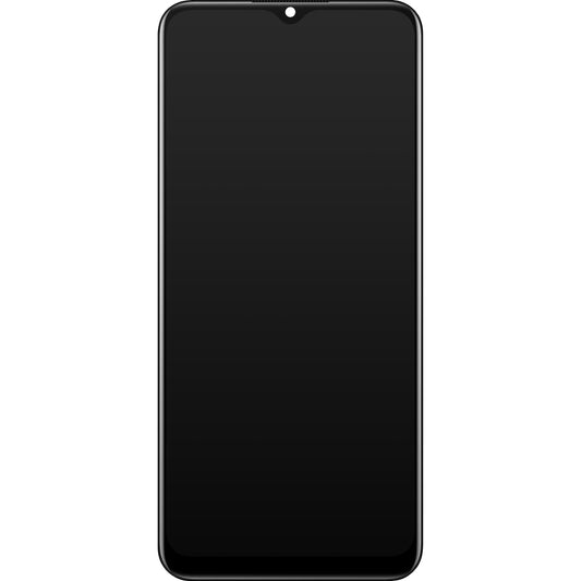 Display s dodirnim zaslonom Realme C21Y, s okvirom, crni, paket za servis 4908747