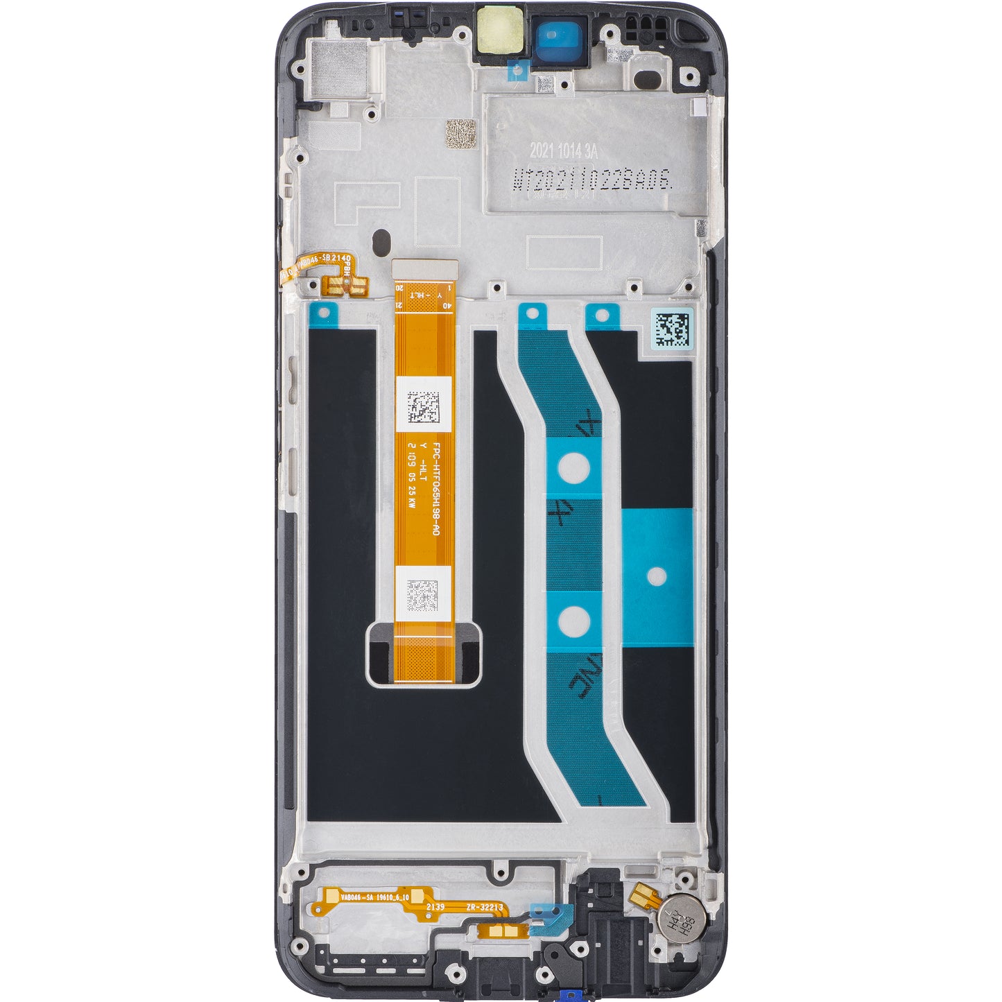 Display s dodirnim zaslonom Realme C25Y, s okvirom, crni, servisni paket 4908854