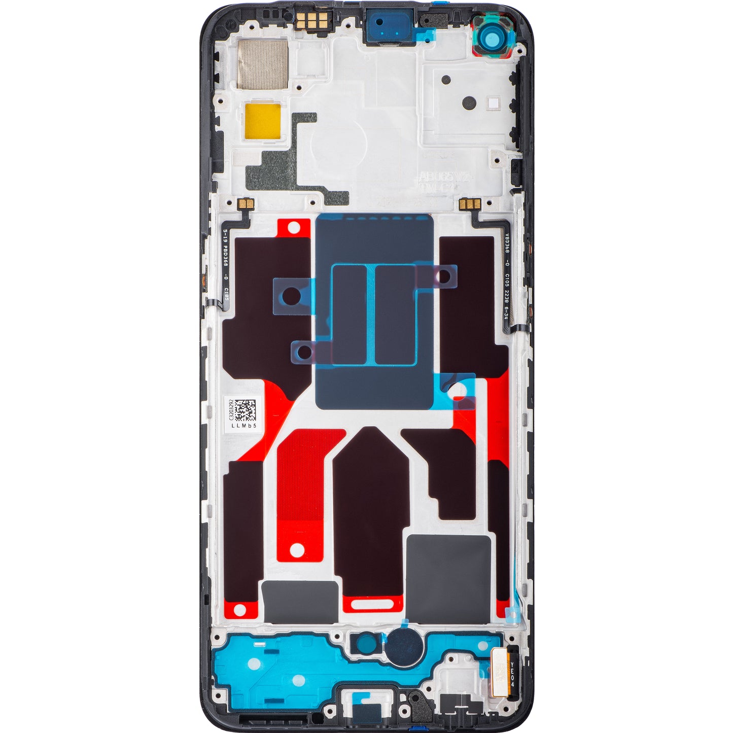 Display s dodirnim zaslonom Realme GT Master, s okvirom, crni, paket za servis 4908139