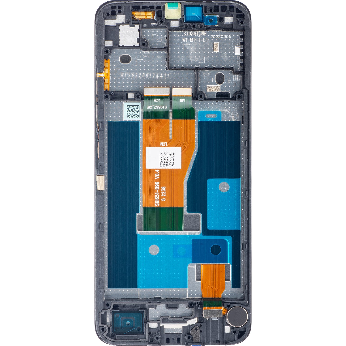 Display s Touchscreenom Realme C33, s Okvirom, Crni (Noćno More), Servisni Paket 4130336