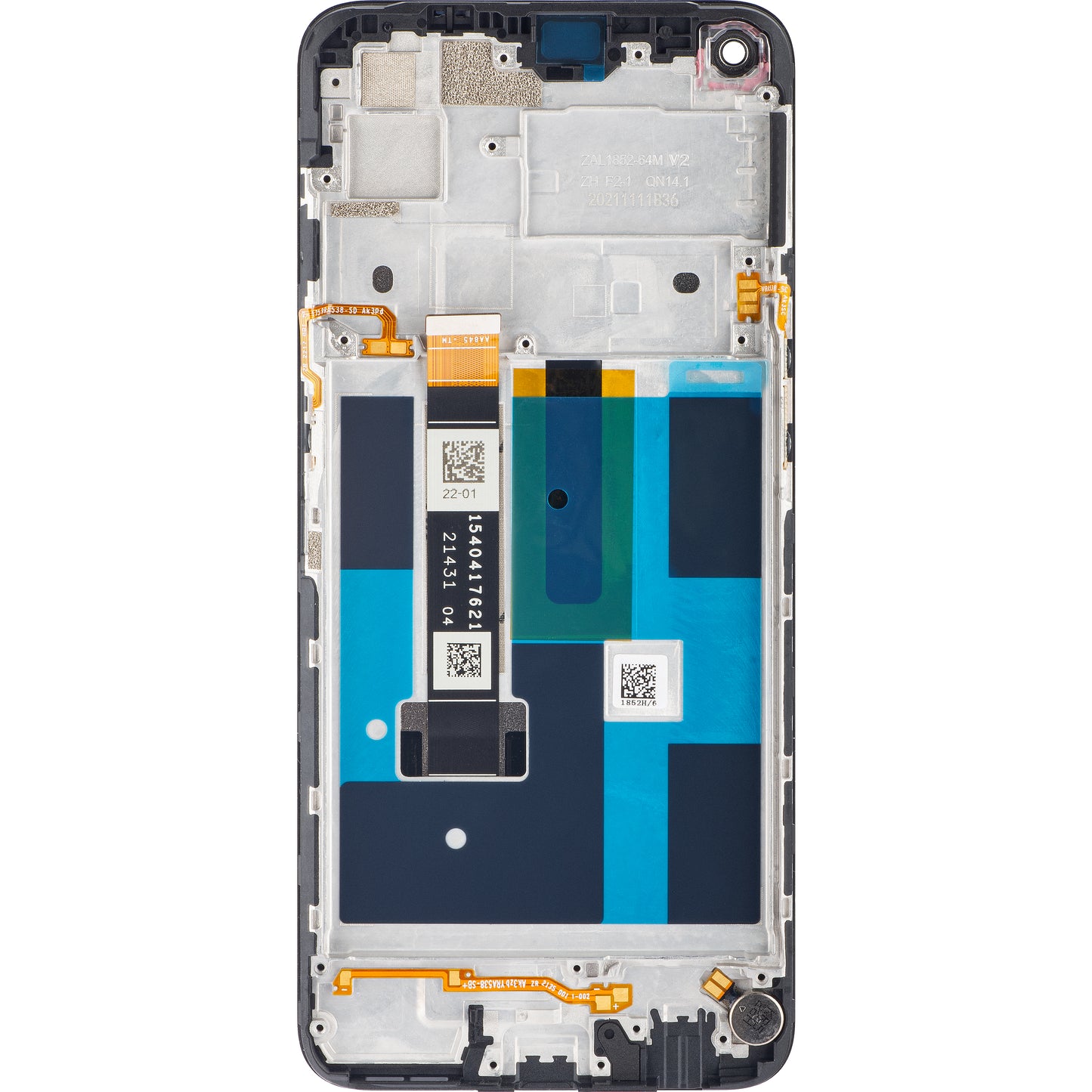 Display s dodirnim zaslonom Realme 7, s okvirom, Plavi (Mist Blue), Servisni paket 4906871