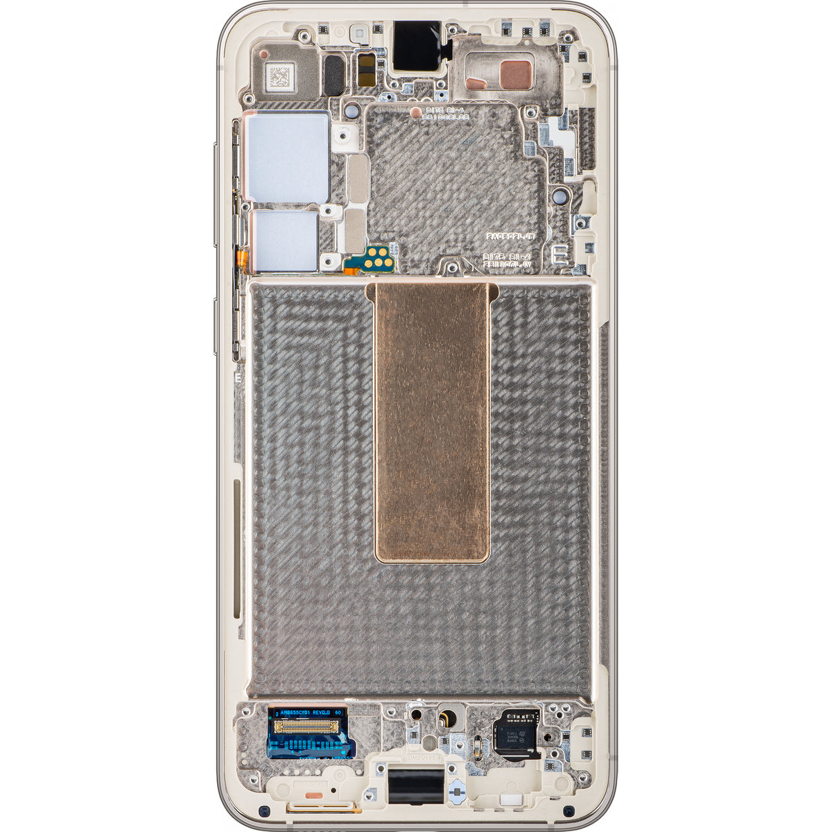 Zaslon s dodirnim zaslonom Samsung Galaxy S23+ S916, s okvirom, bijeli (krem), servisni paket GH82-30476B