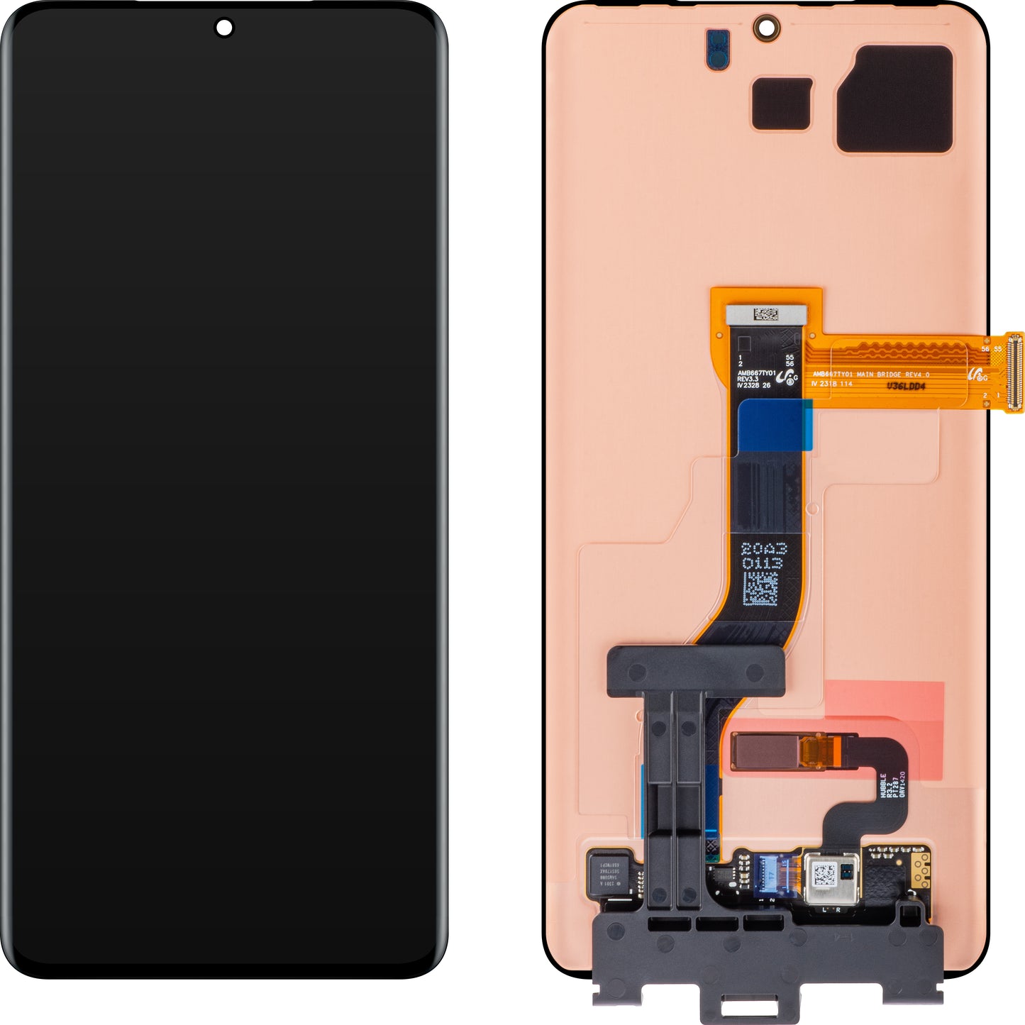 Zaslon s dodirnim ekranom Samsung Galaxy S20+ 5G G986 / S20+ G985, Servisni paket GH96-13030A