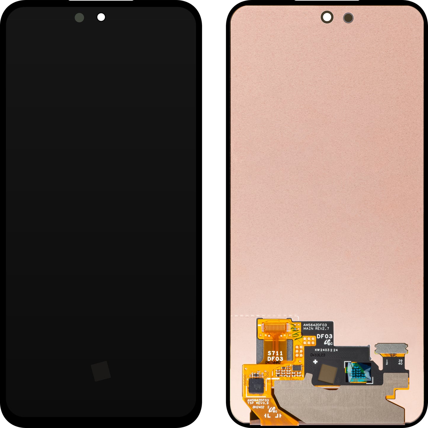 Zaslon s dodirnim ekranom Samsung Galaxy S23 FE S711, Servisni paket GH82-32856A