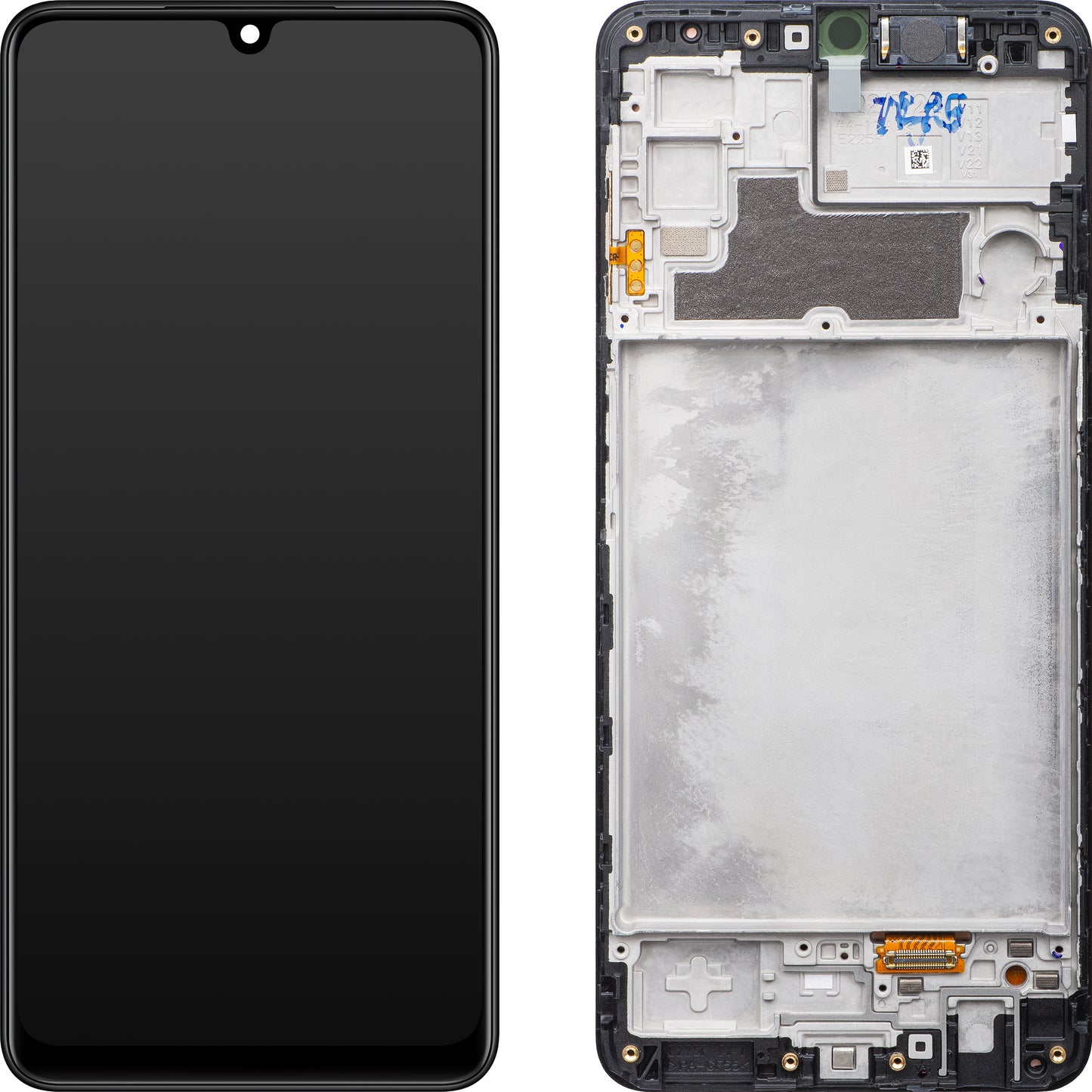 Zaslon s dodirnim ekranom Samsung Galaxy M22 M225, s okvirom, crni, Service Pack GH82-26153A