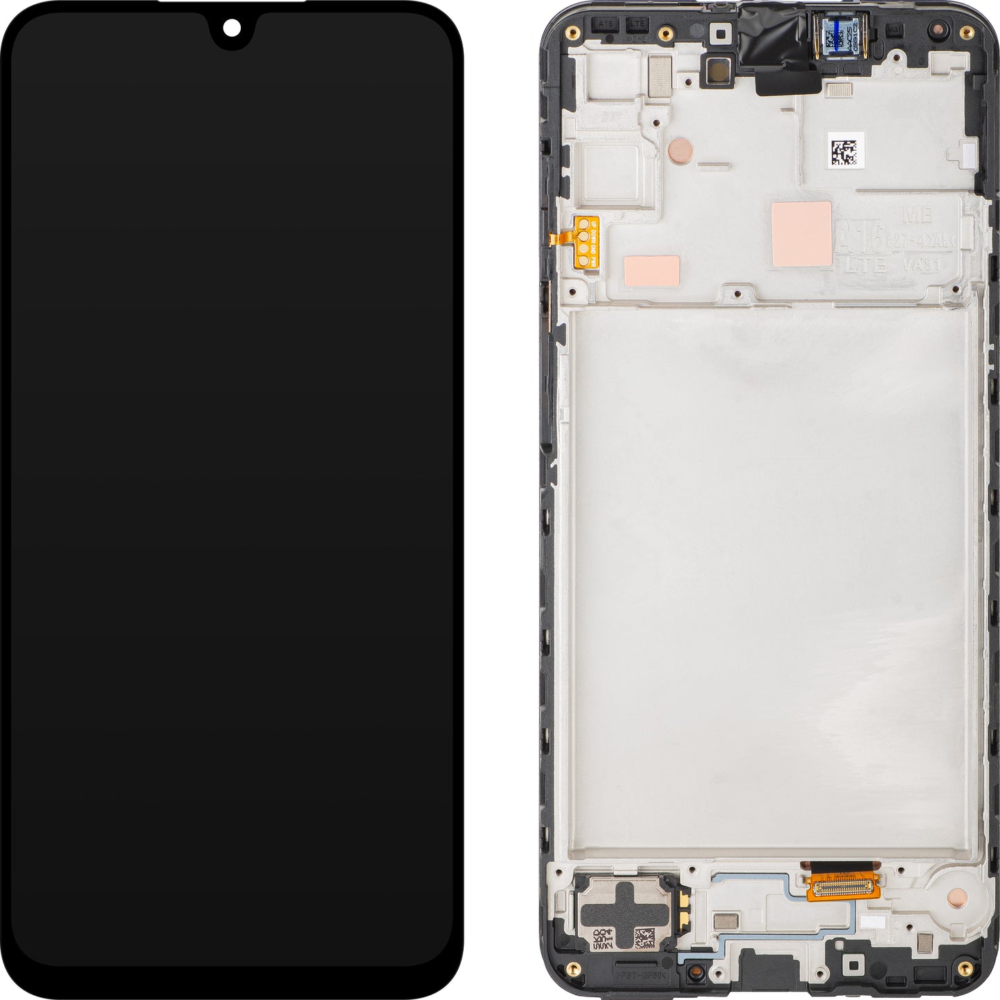 Display s dodirnim zaslonom Samsung Galaxy A16 4G A165, s okvirom, crni, Service Pack GH82-36253A