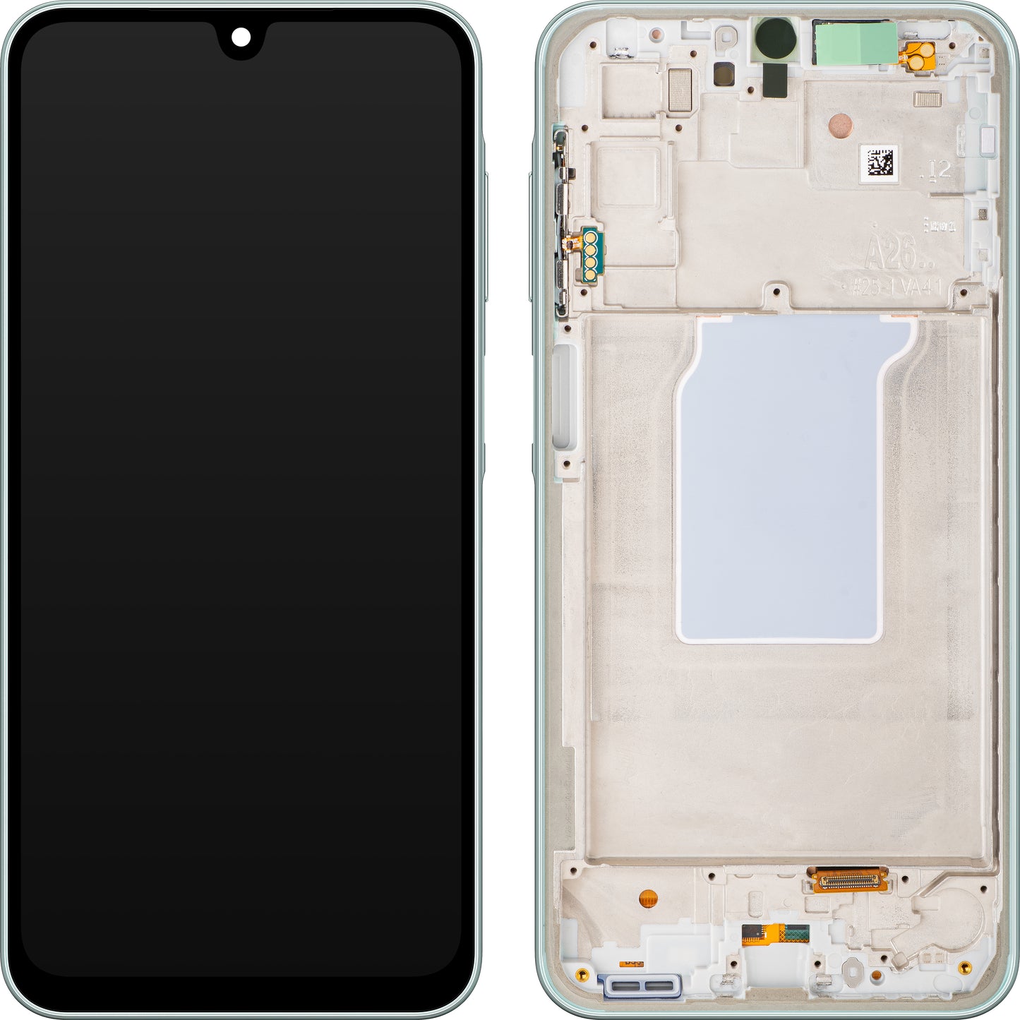 Display s Touchscreenom Samsung Galaxy A26 A266, s Okvirom, Zeleni, Service Pack GH82-37049C