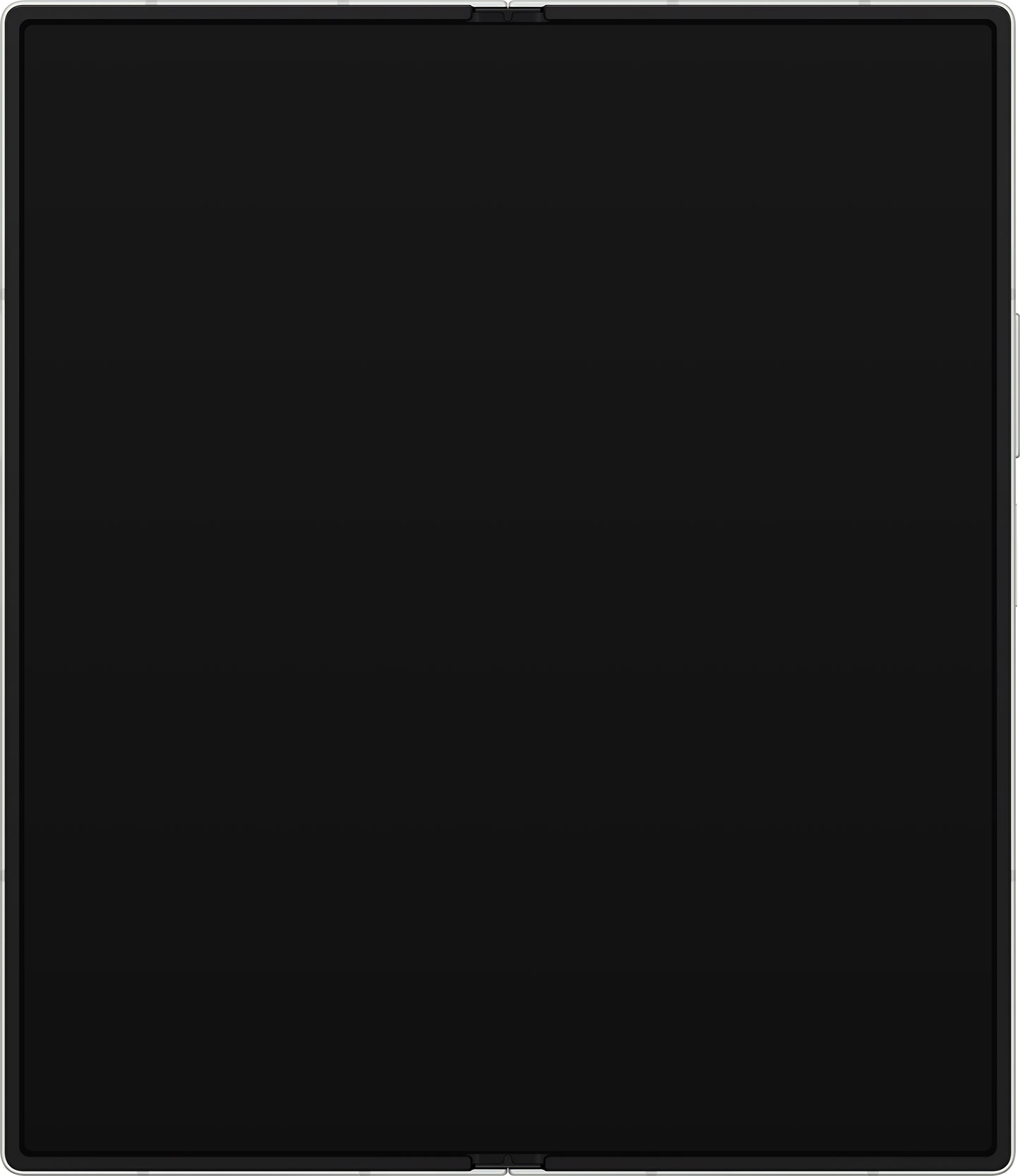 Zaslon s dodirnim zaslonom Samsung Galaxy Z Fold6 F956, s okvirom, unutarnji, bijeli, servisni paket GH82-35042E