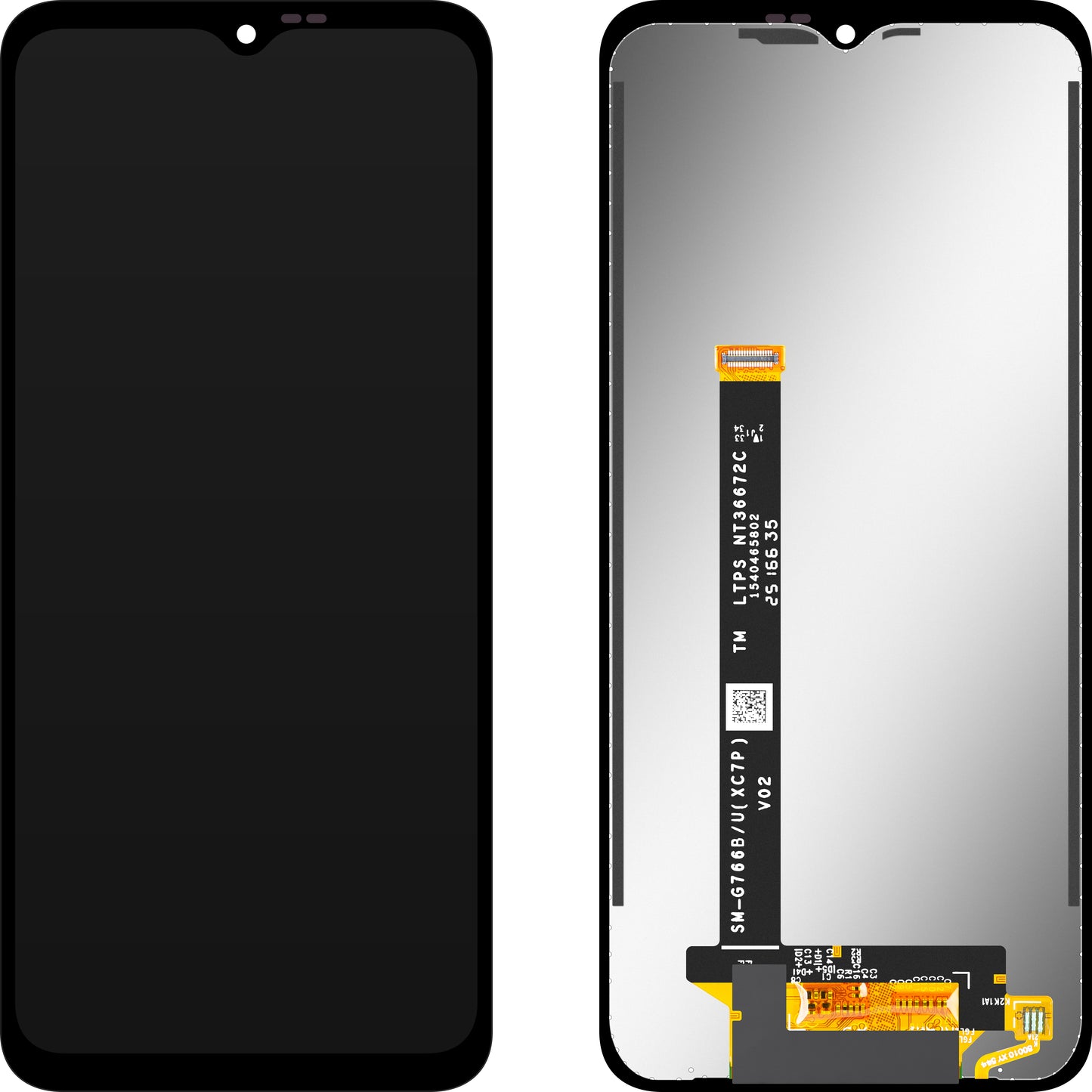 Zaslon s dodirnim zaslonom Samsung Galaxy XCover7 Pro, Service Pack GH82-37375A