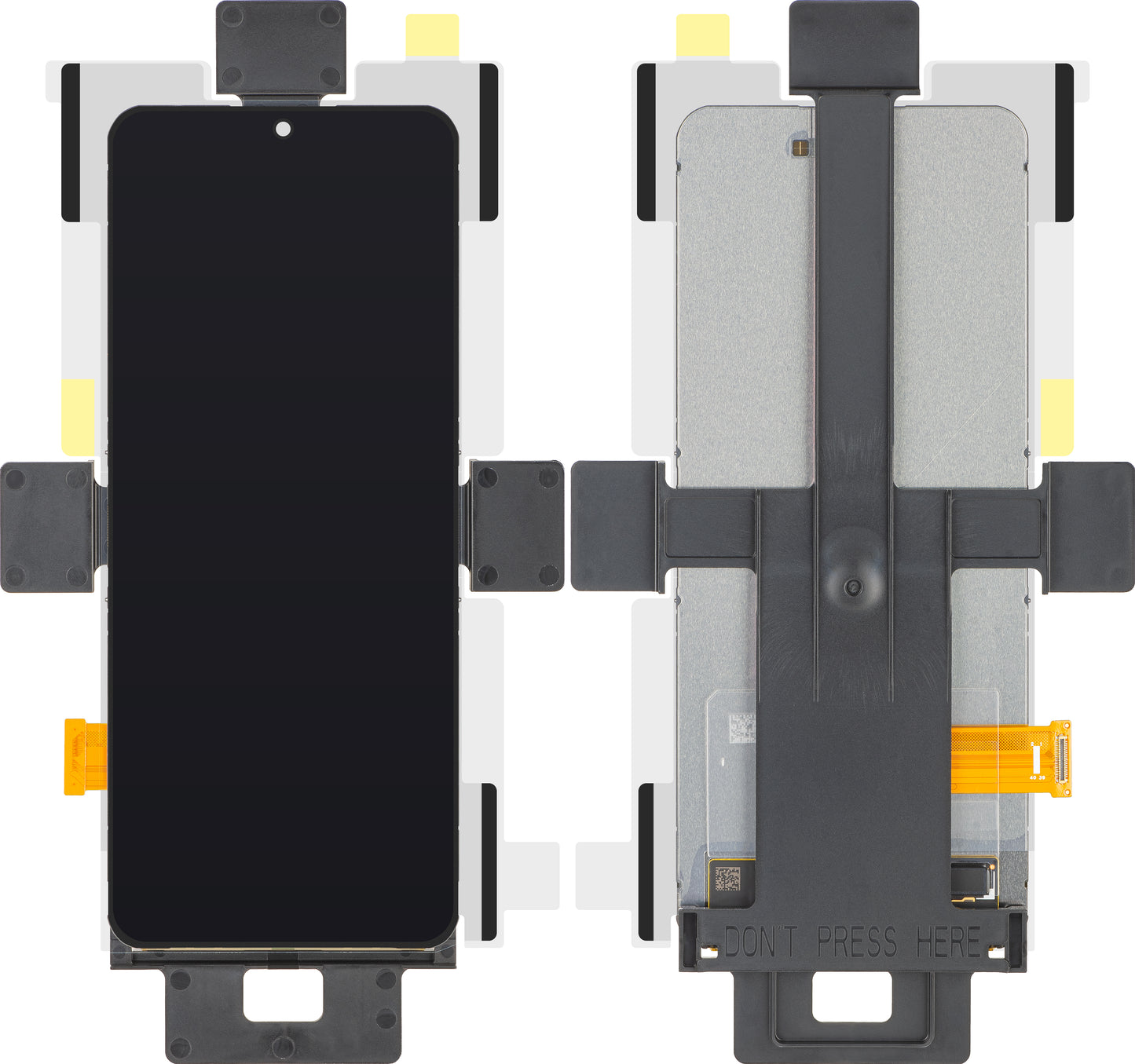 Zaslon s dodirnim zaslonom Samsung Galaxy Z Flip4 F721, Sub Inner, Service Pack GH96-15162B