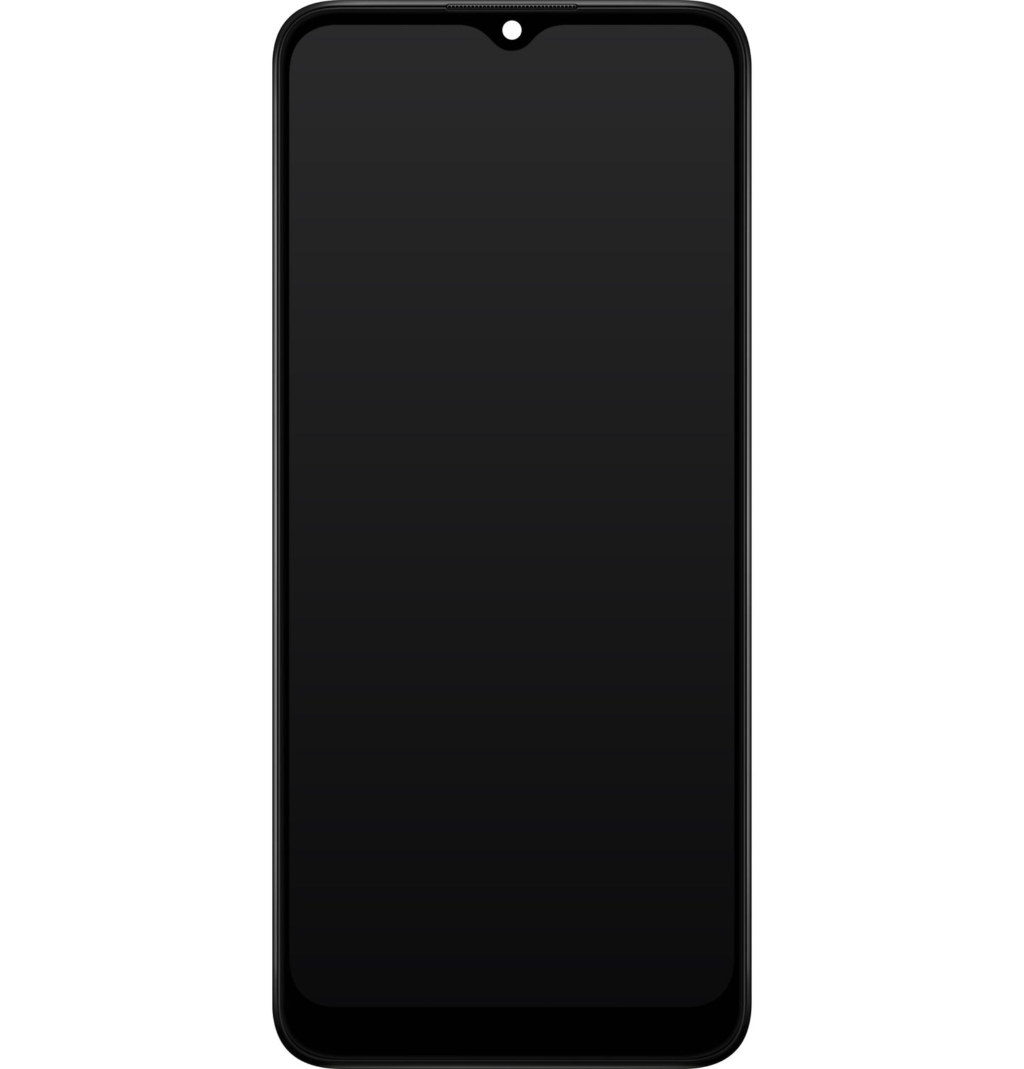 Zaslon s dodirnim ekranom Samsung Galaxy A03s A037, s okvirom, verzija G, crni, servisni paket GH81-21233A