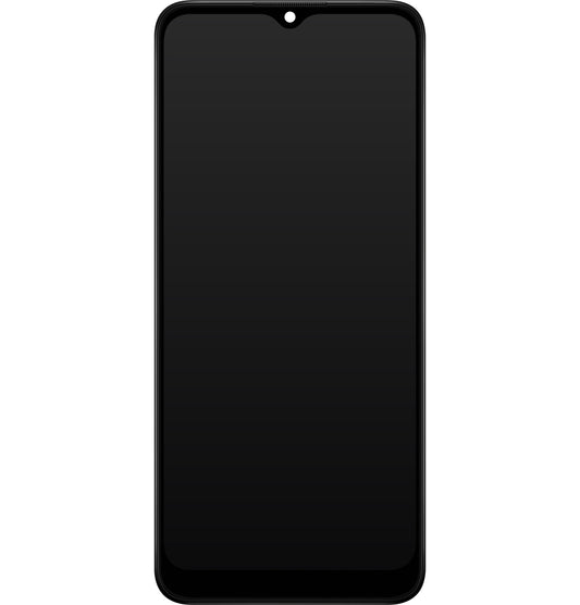 Zaslon s dodirnim ekranom Samsung Galaxy A03s A037, s okvirom, verzija G, crni, servisni paket GH81-21233A