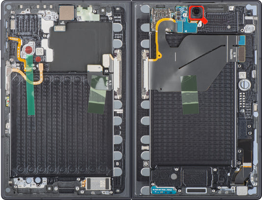 Zaslon s dodirnim zaslonom Samsung Galaxy Z Fold8 F971, s okvirom, Sub Inner, Crna (Grafit), Service Pack GH82-39869A