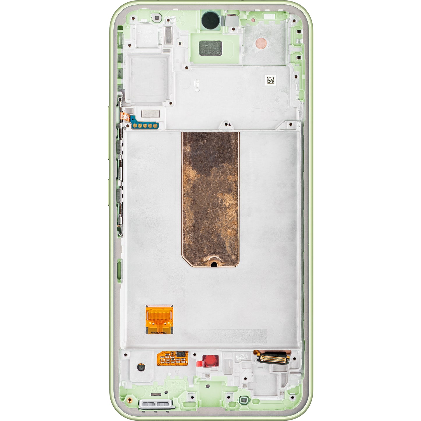 Zaslon s dodirnim ekranom Samsung Galaxy A54 A546, s okvirom, Zelena (Limeta), Servisni paket GH82-31231C