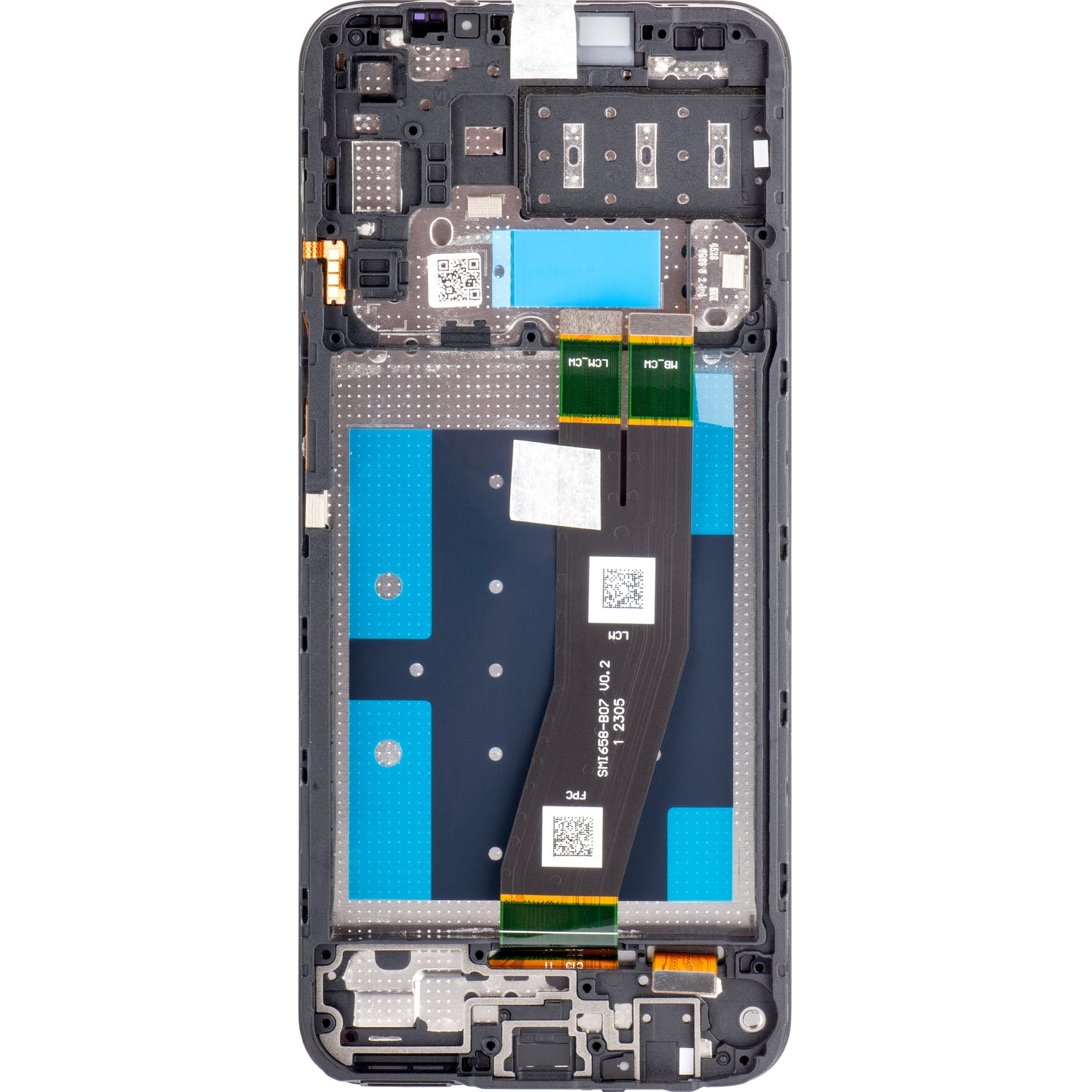 Zaslon s dodirnim ekranom Samsung Galaxy A14 A145, s okvirom, Europska verzija, Crni, Servisni paket GH81-23540A