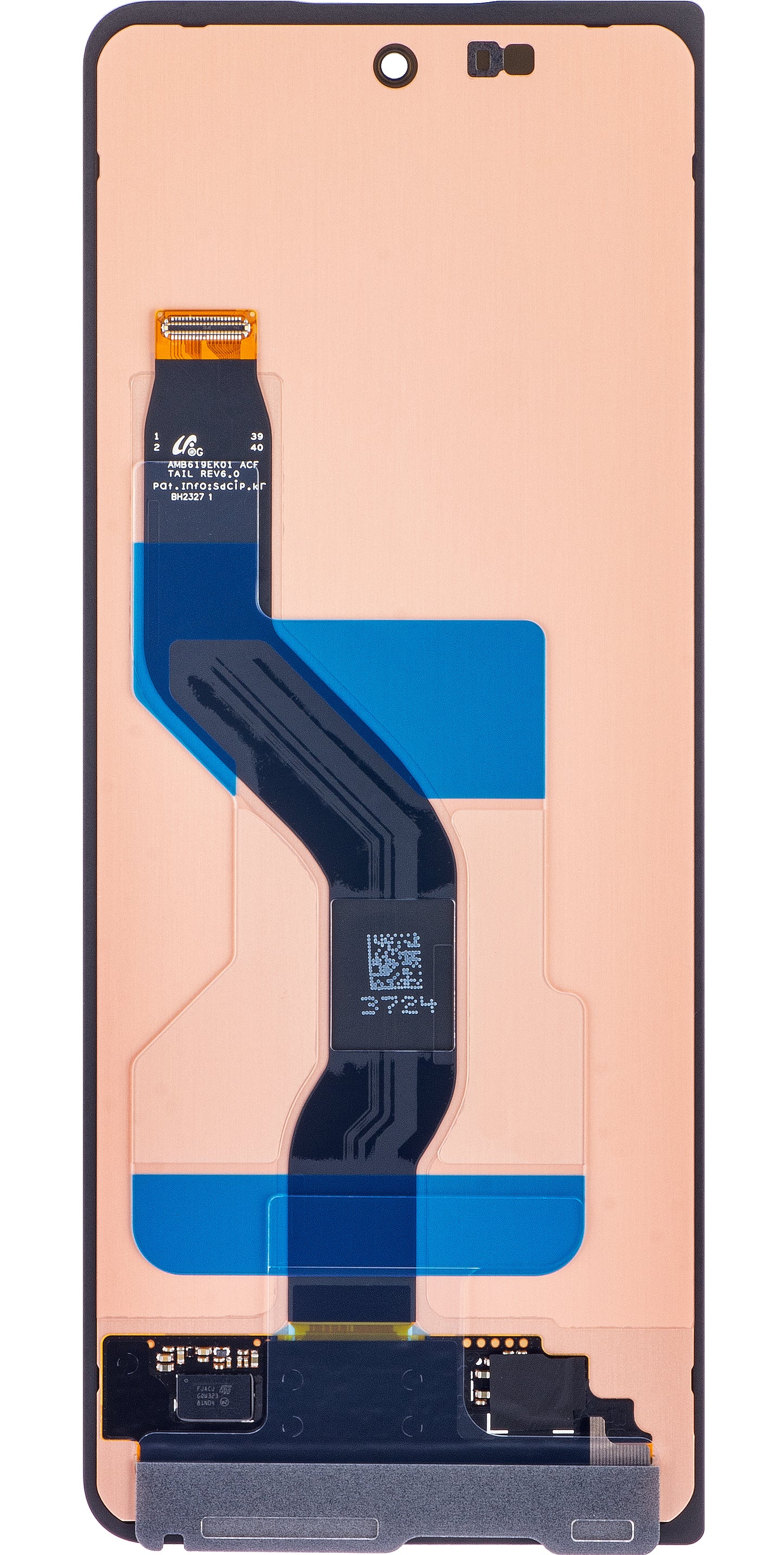 Zaslon s dodirnim ekranom Samsung Galaxy Z Fold5 F946, Sub Outer, Service Pack GH82-31849A