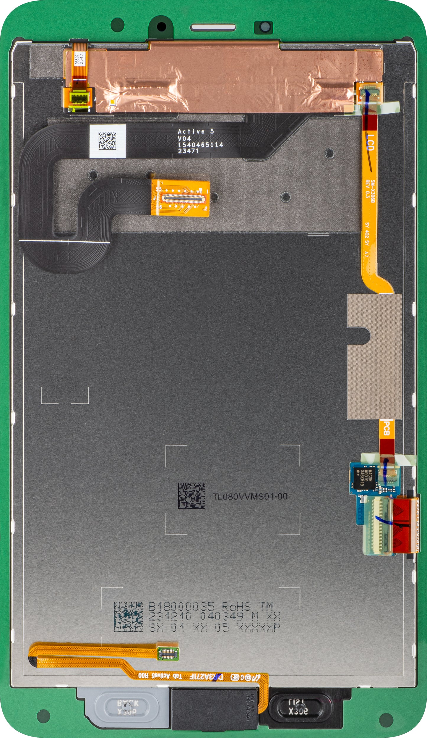 Display s Touchscreenom Samsung Galaxy Tab Active5, Service Pack GH82-33847A