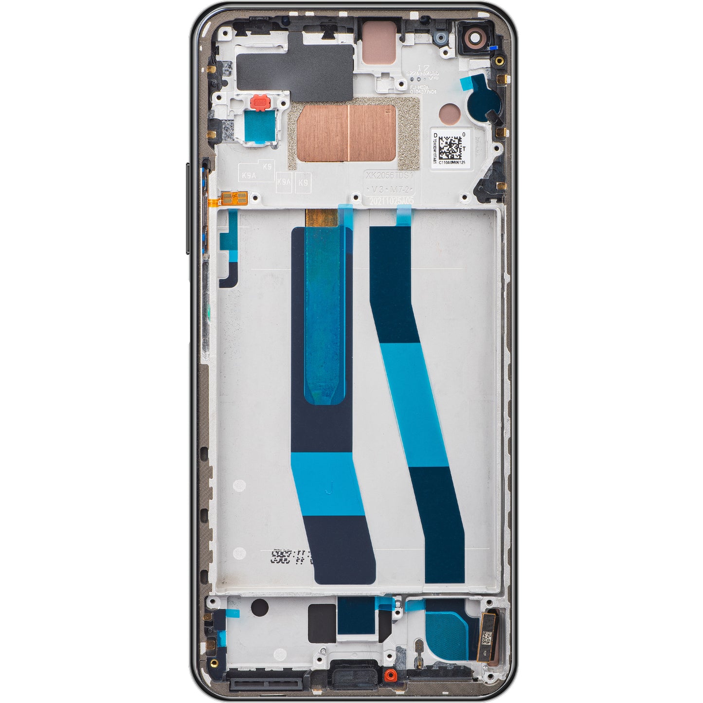 Zaslon s dodirnim zaslonom Xiaomi 11 Lite 5G NE, s okvirom, crni (Truffle Black), Swap 5600030K9D00