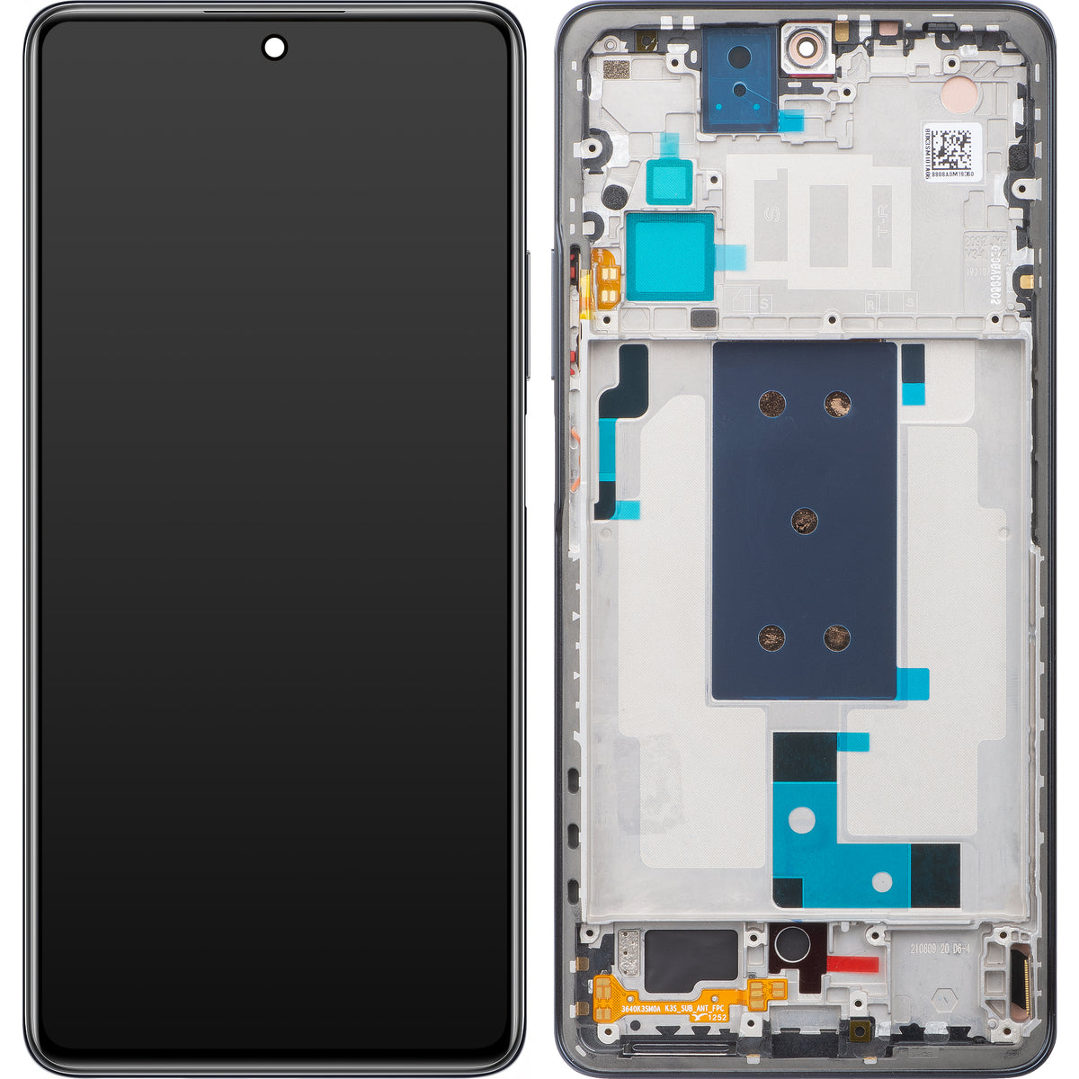 Zaslon s dodirnim zaslonom Xiaomi 11T Pro, s okvirom, siva, Swap 5600030K3S00