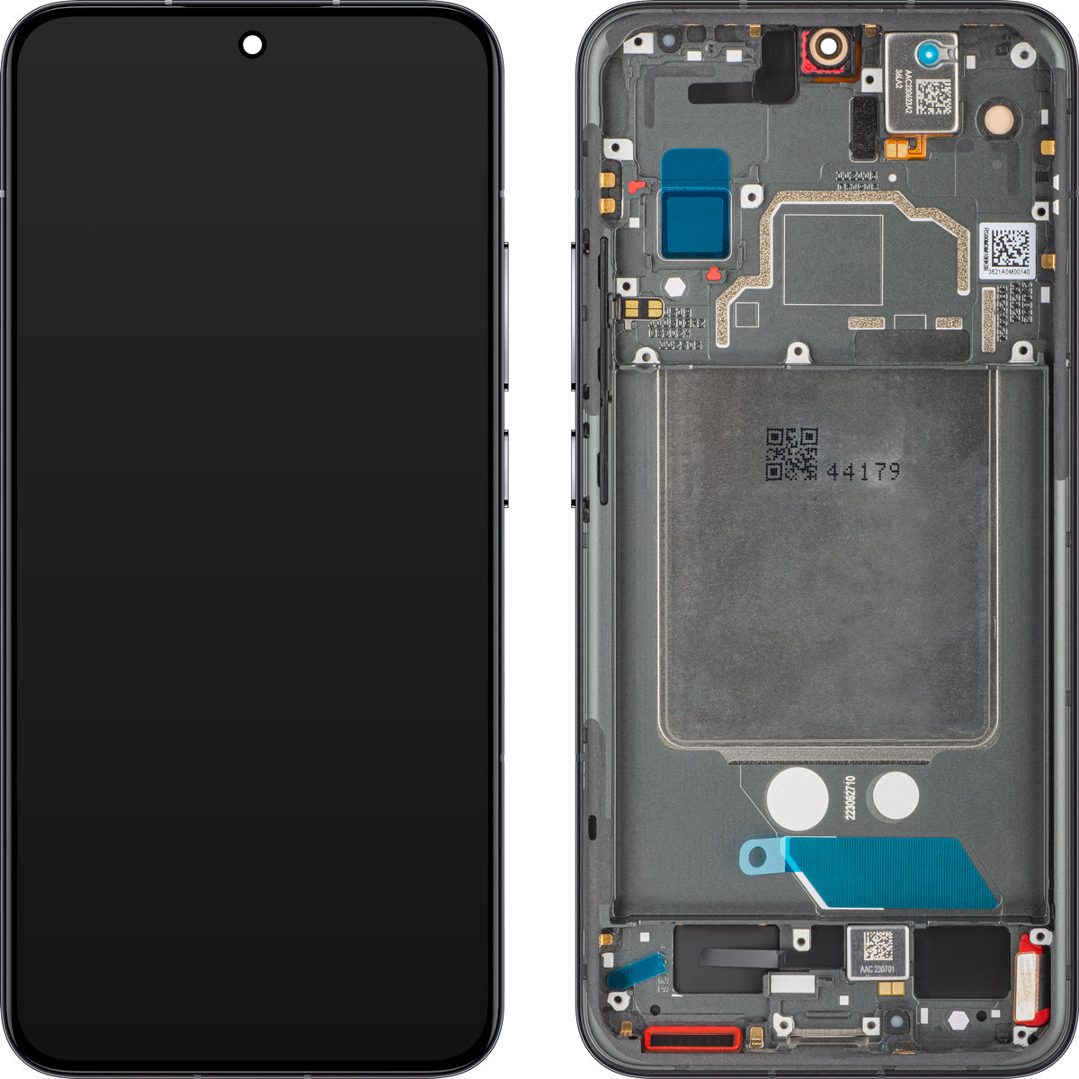 Zaslon s dodirnim zaslonom Xiaomi 13, s okvirom, crni, Service Pack 56000300M300