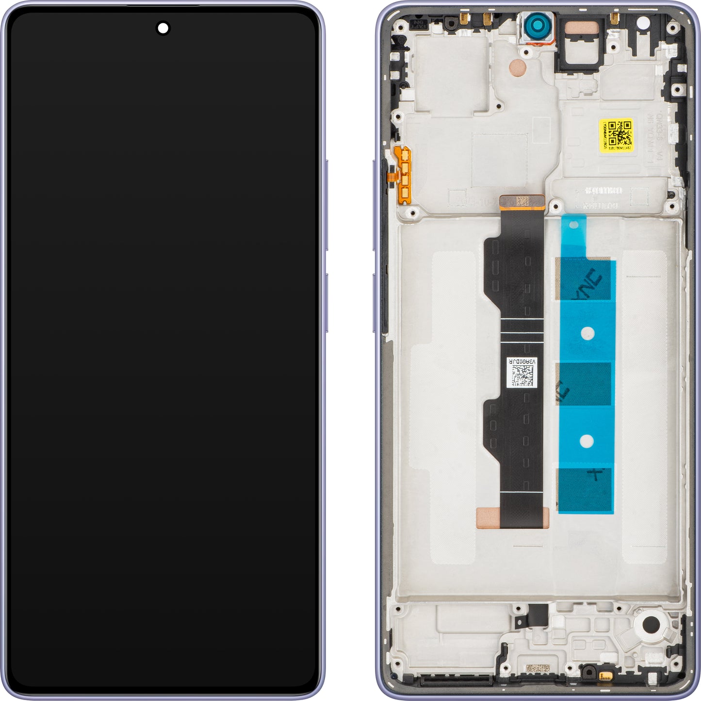 Display s Touchscreenom Xiaomi Redmi Note 13 Pro 4G, s Okvirom, Ljubičasta (Lavender Purple), Service Pack 56000200N600